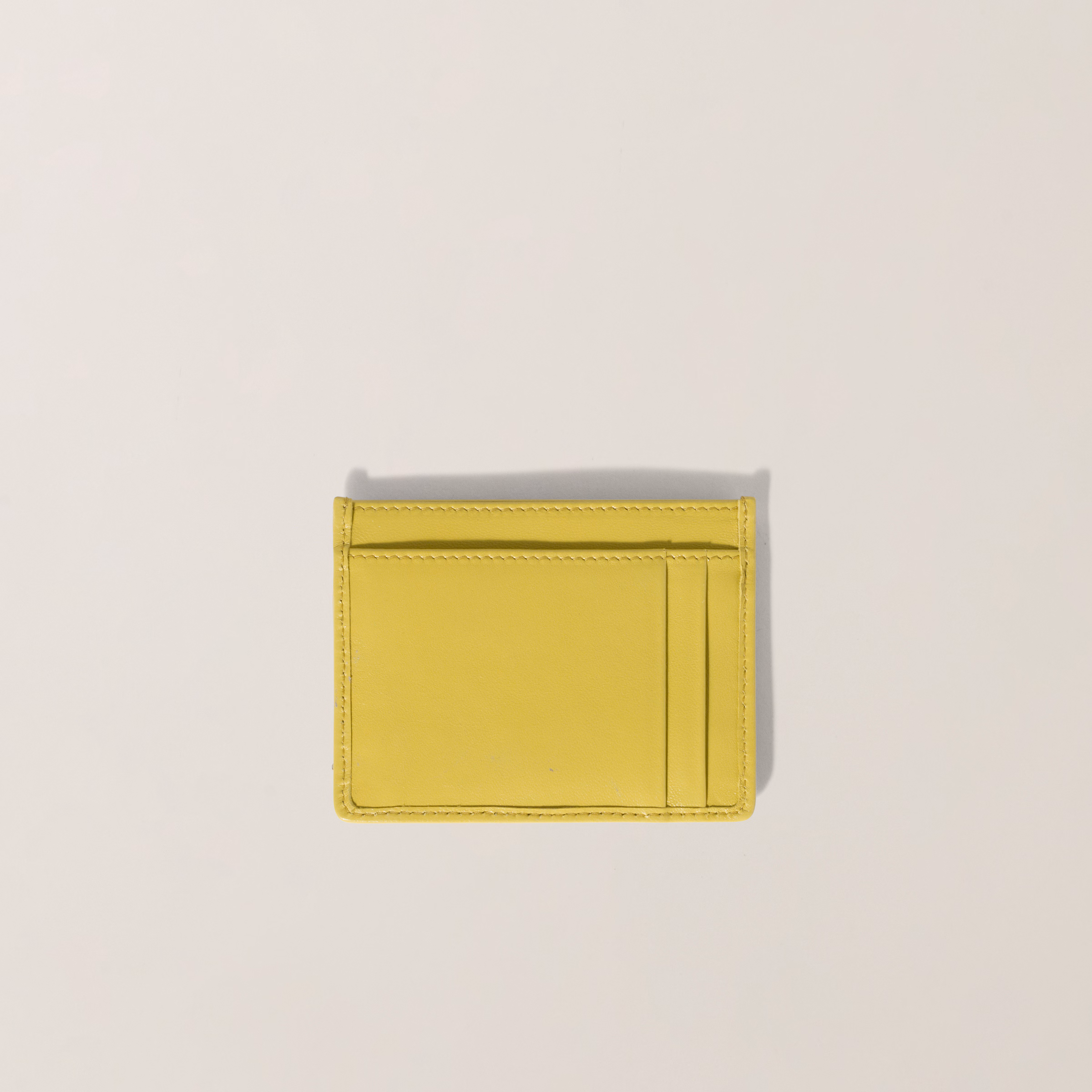 Matelassé Nappa Leather Card Holder
