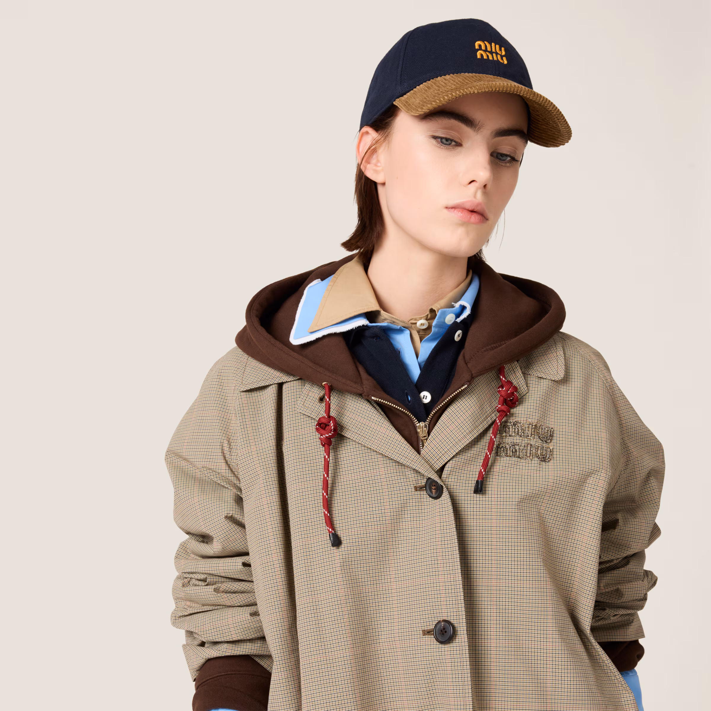 Denim And Corduroy Baseball Cap