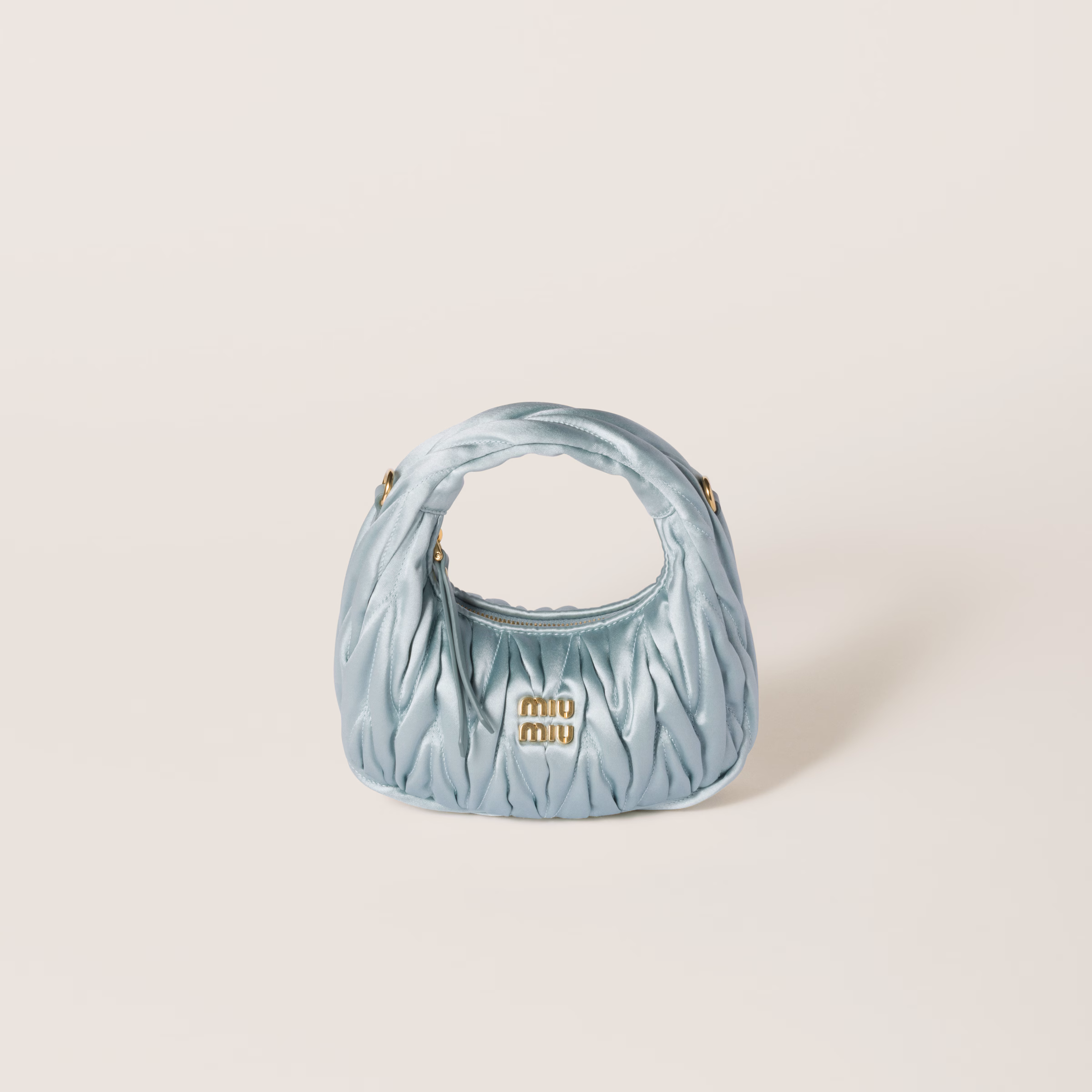 Wander Matelassé Satin Mini-Bag