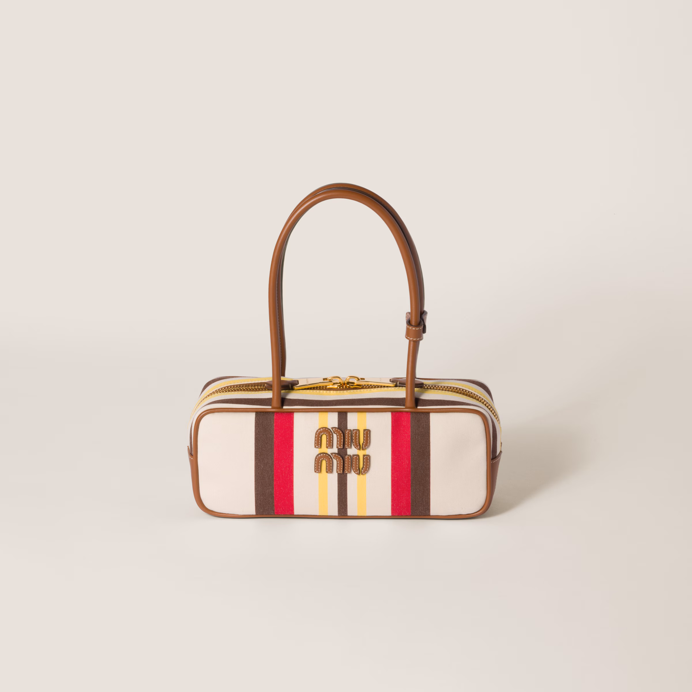 Beau Canvas And Leather Bag
