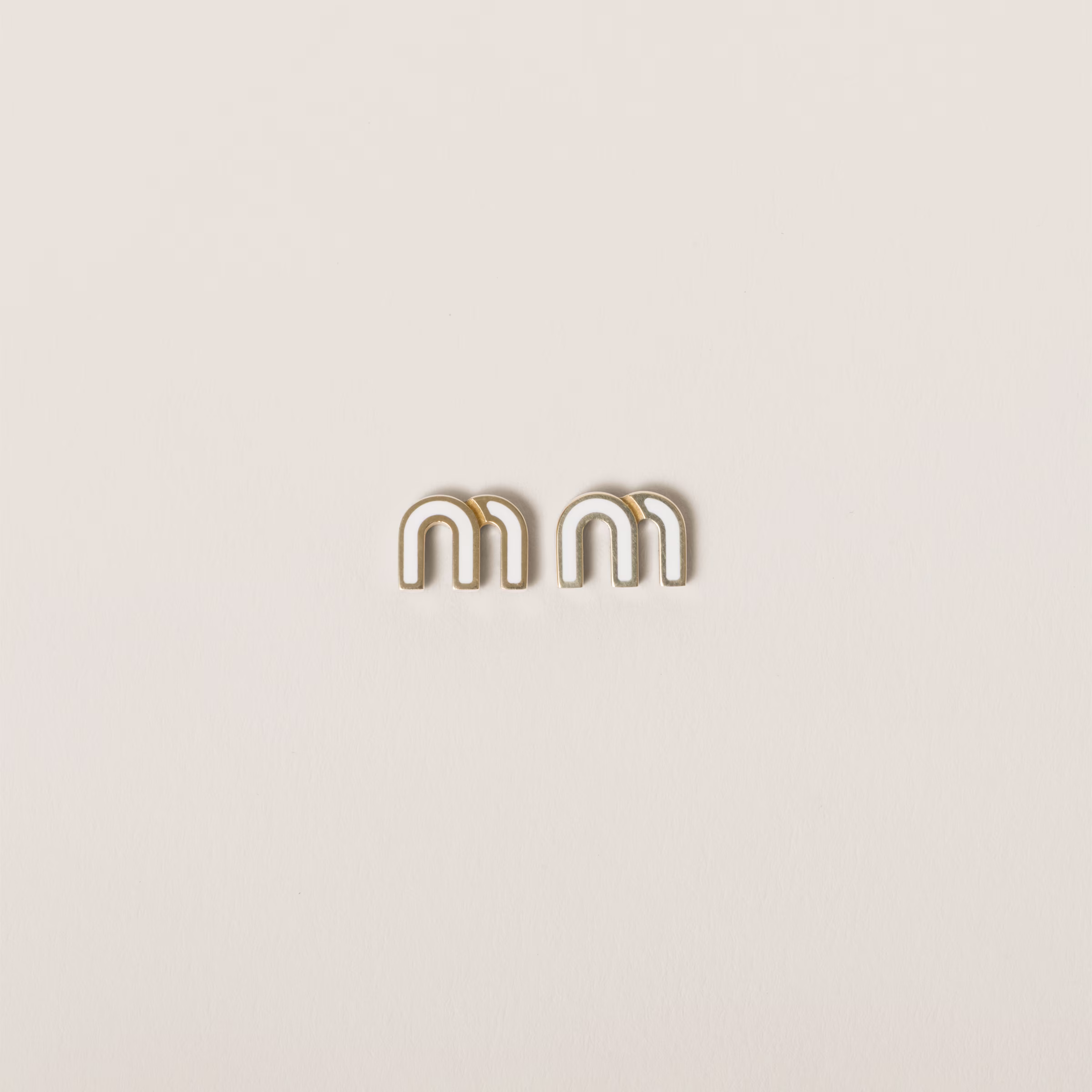 Enameled Metal Earrings