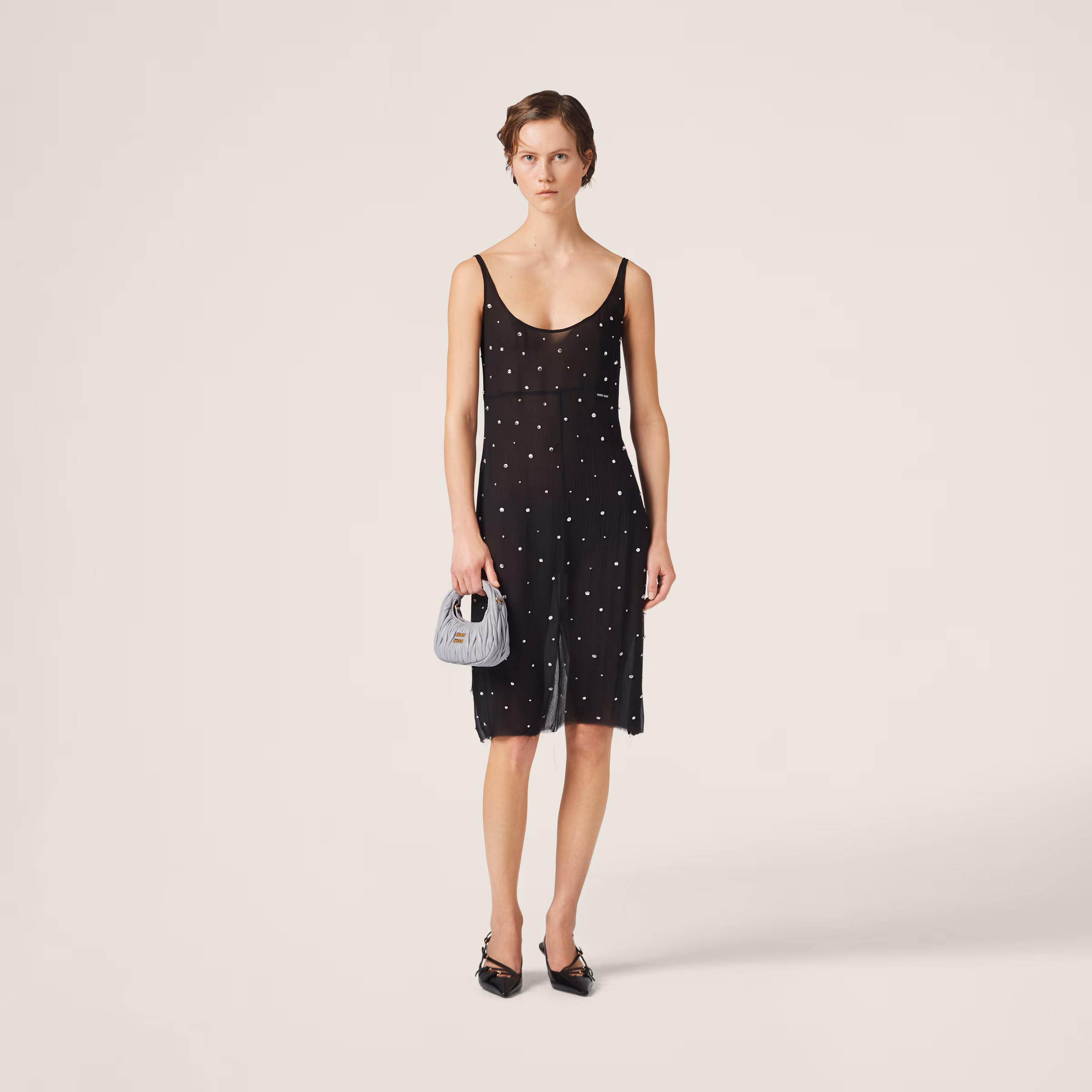 Wander Matelassé Nappa Leather Hobo Mini-Bag
