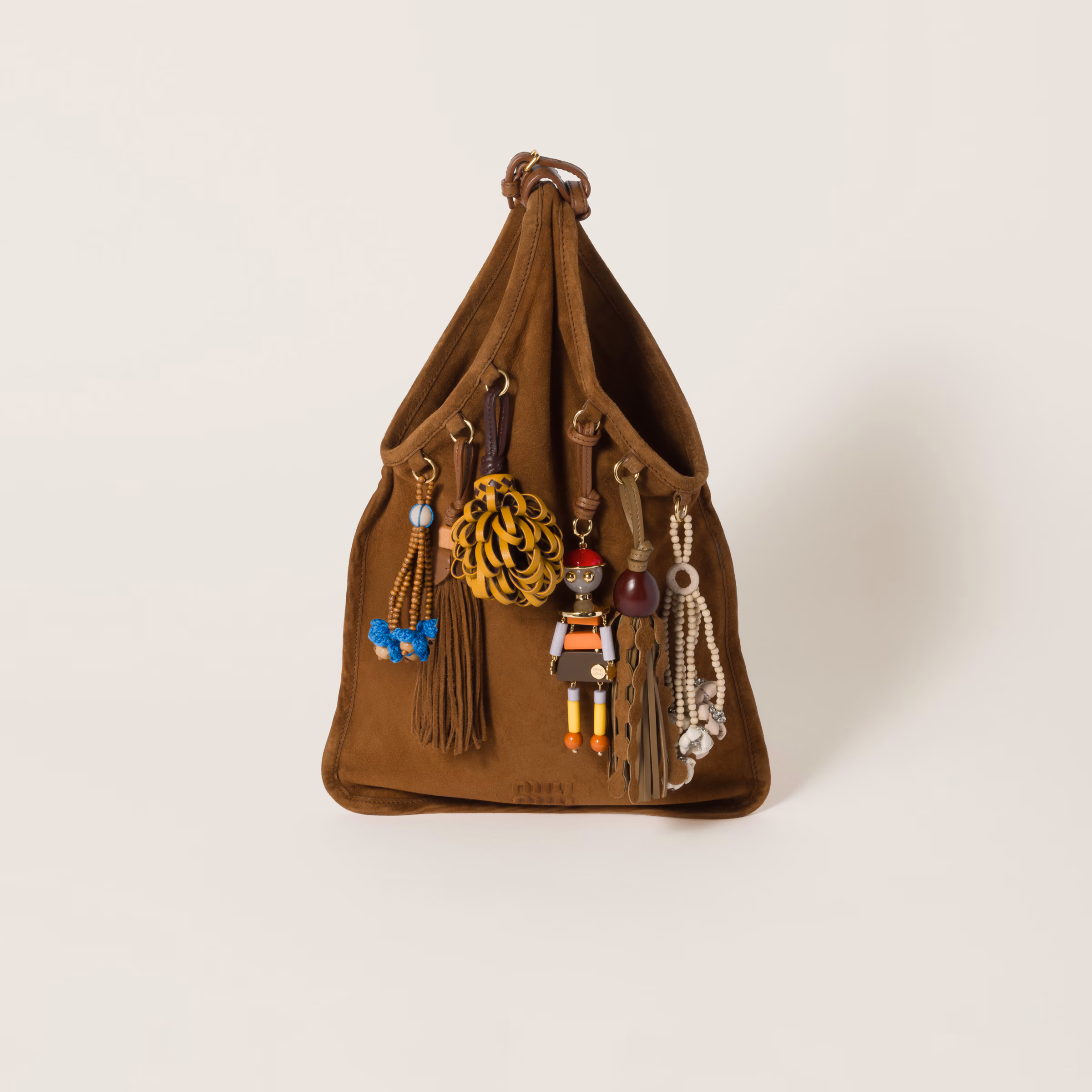 Suede Bag With Trick