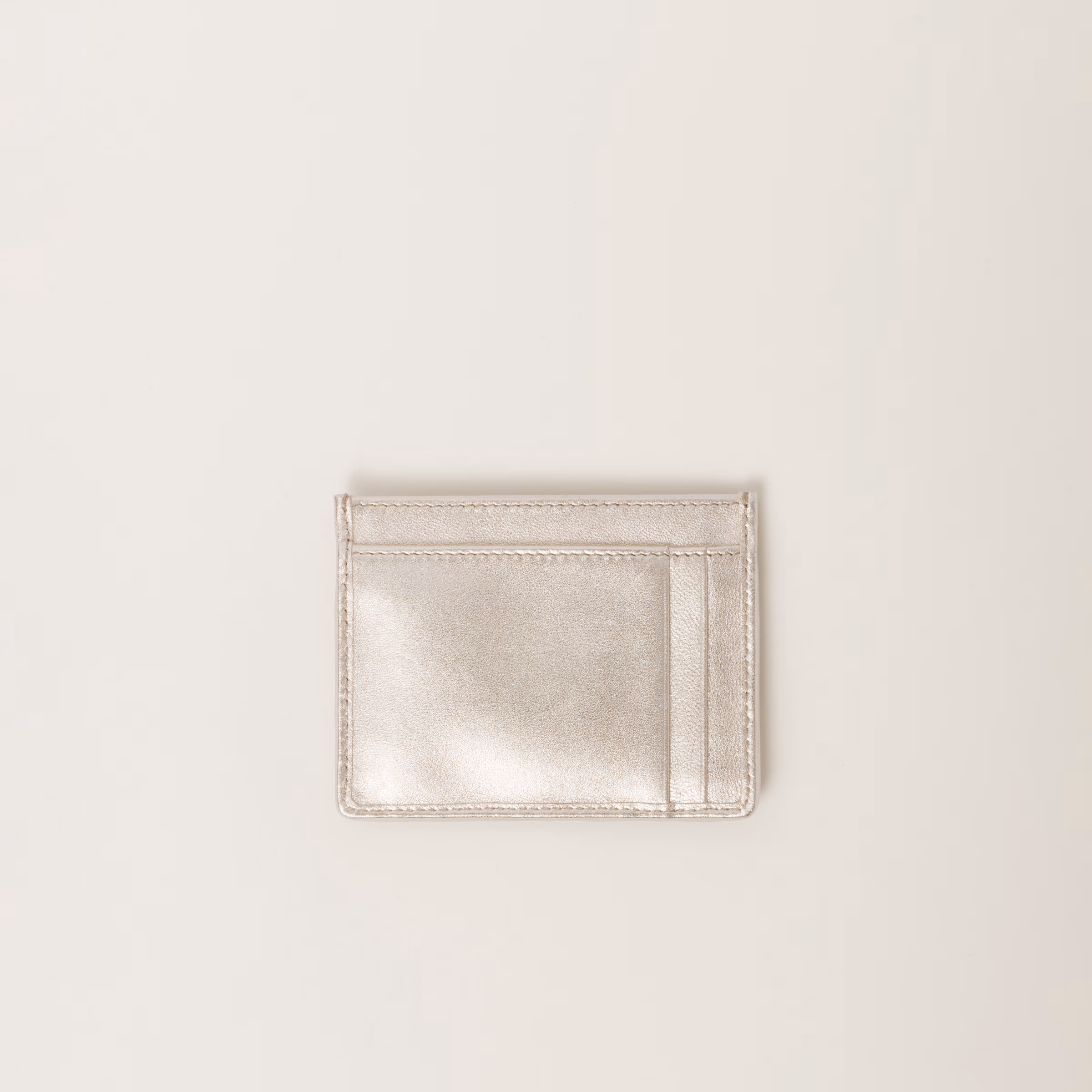 Matelassé Nappa Leather Card Holder