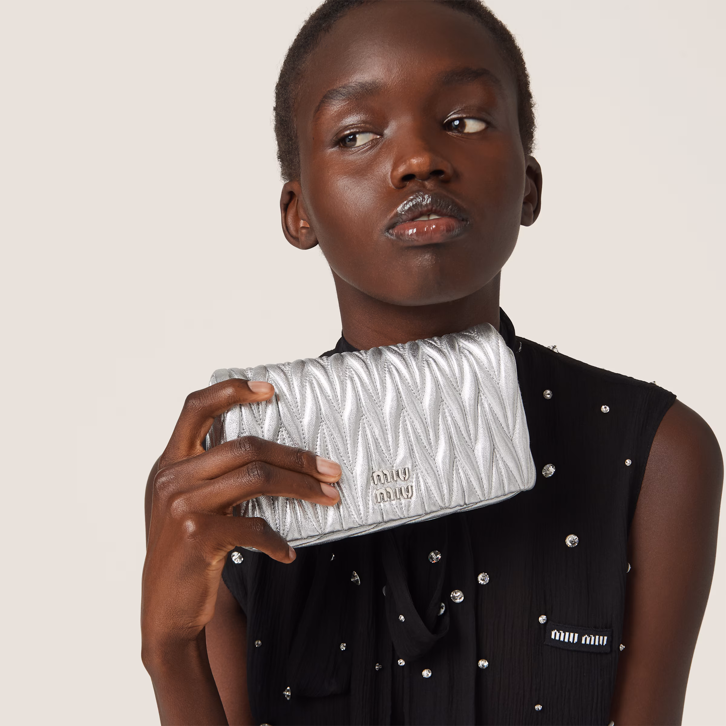 Matelassé Nappa Leather Mini-Bag