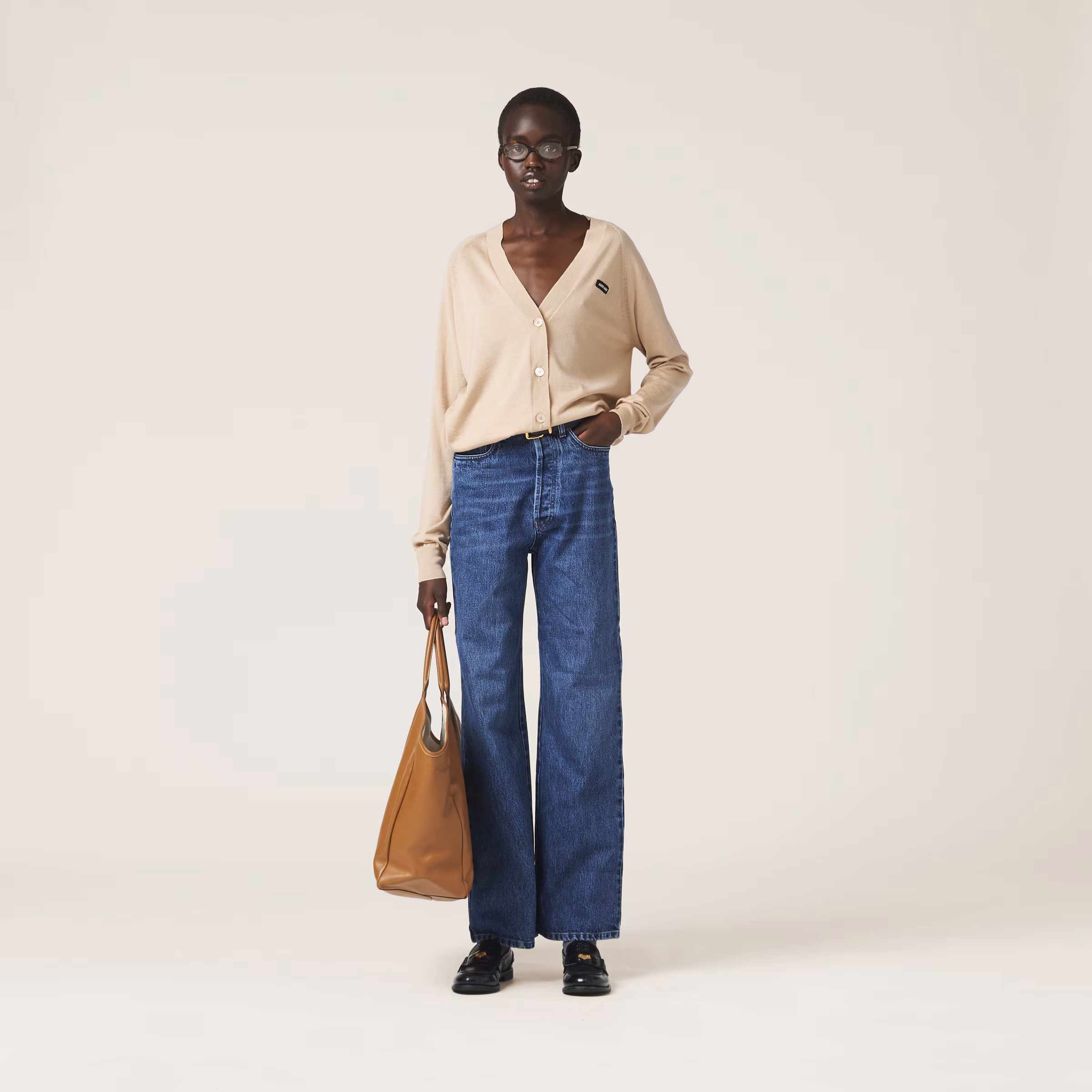 Flared Denim Jeans