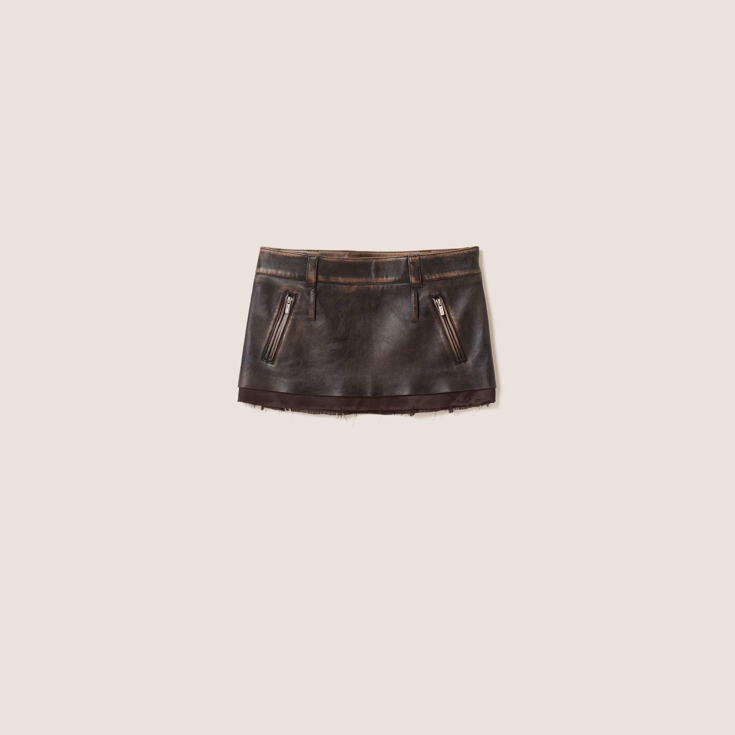Nappa Leather Skirt