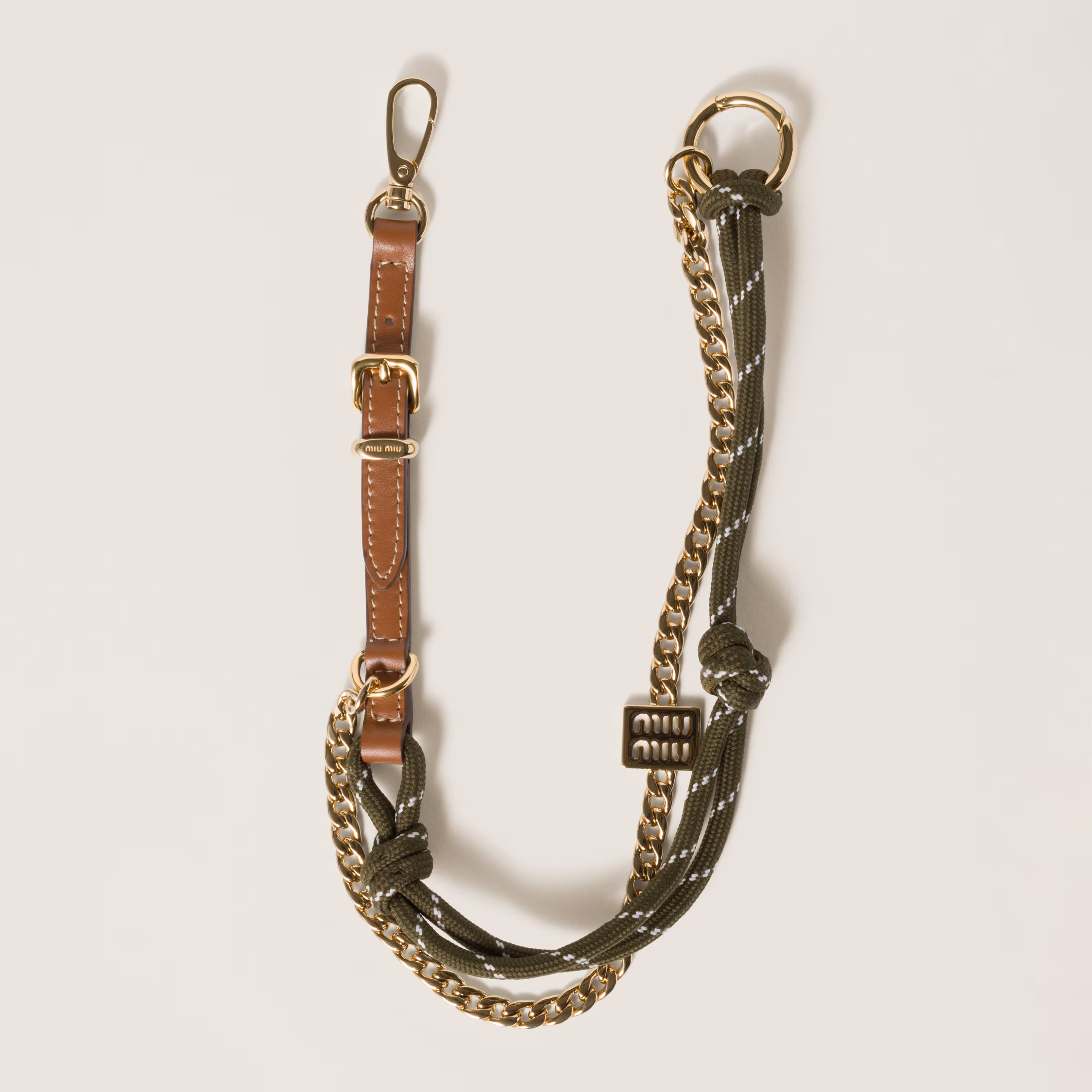Leather, Cord And Metal Trick