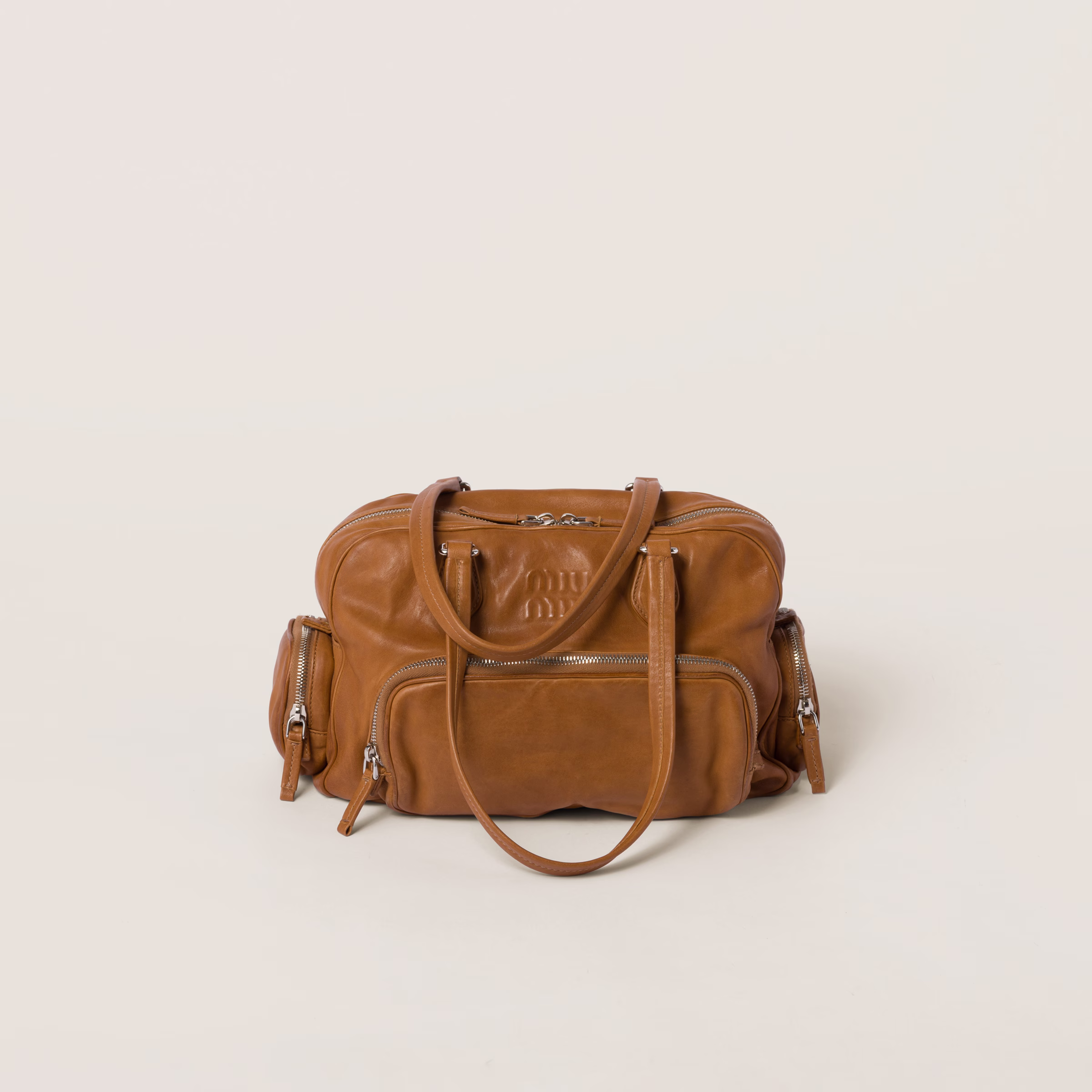 Nappa Leather Top-Handle Bag