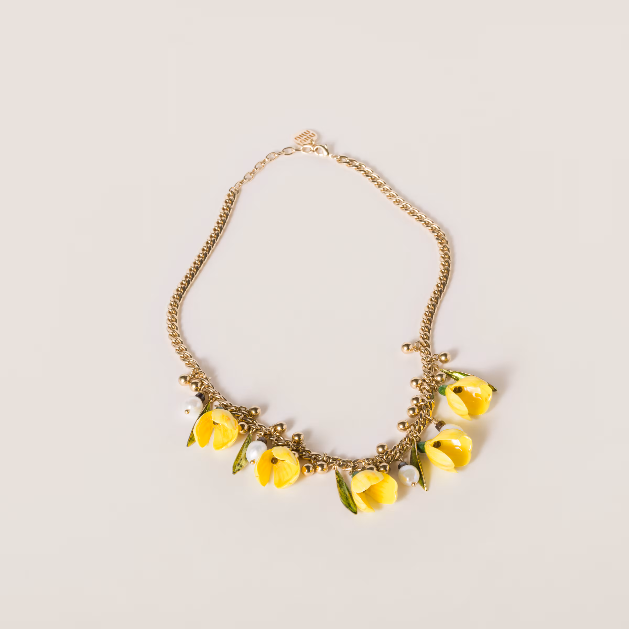Metal And Resin Necklace