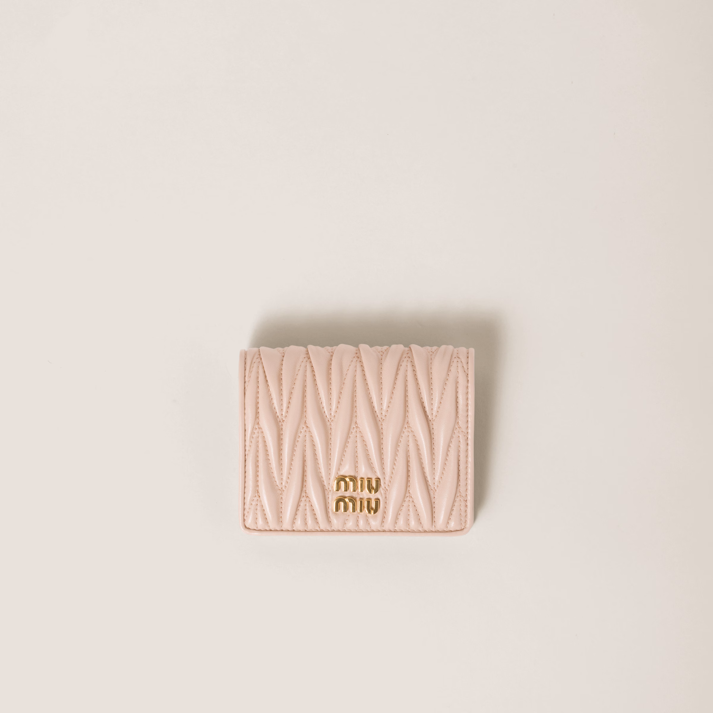 Small Matelassé Nappa Leather Wallet