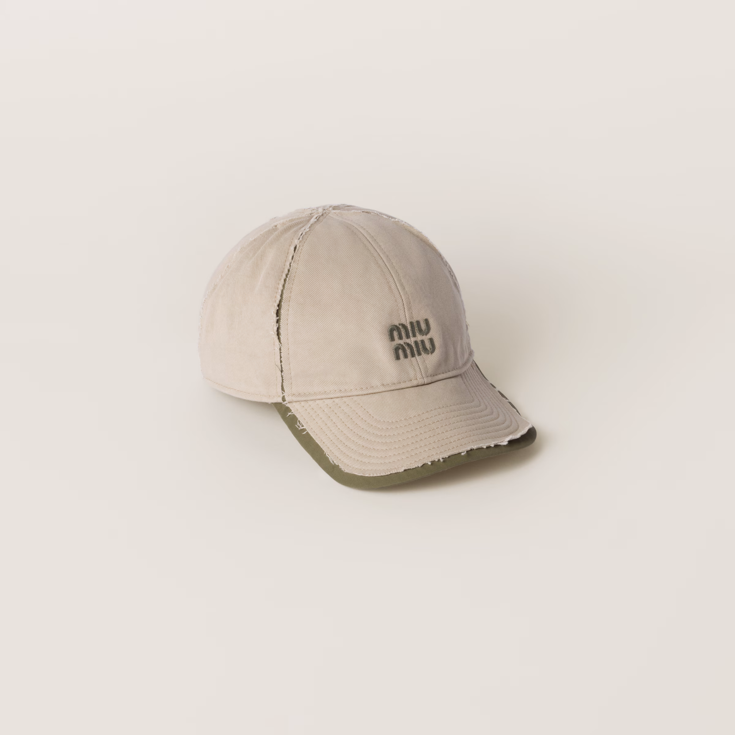 Drill And Poplin Baseball Cap