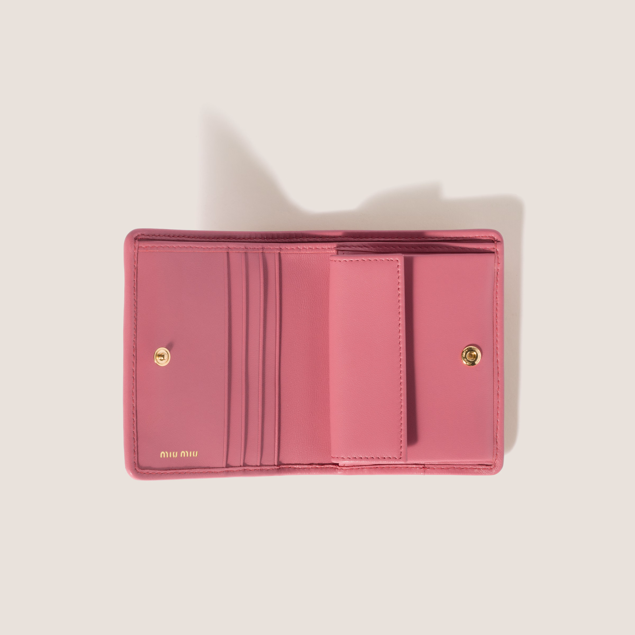 Small Matelassé Nappa Leather Wallet