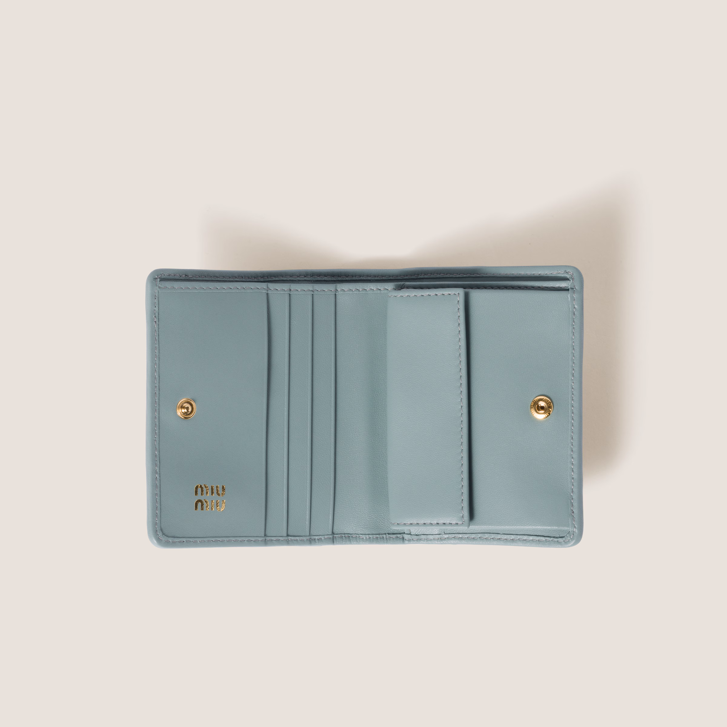 Small Matelassé Nappa Leather Wallet