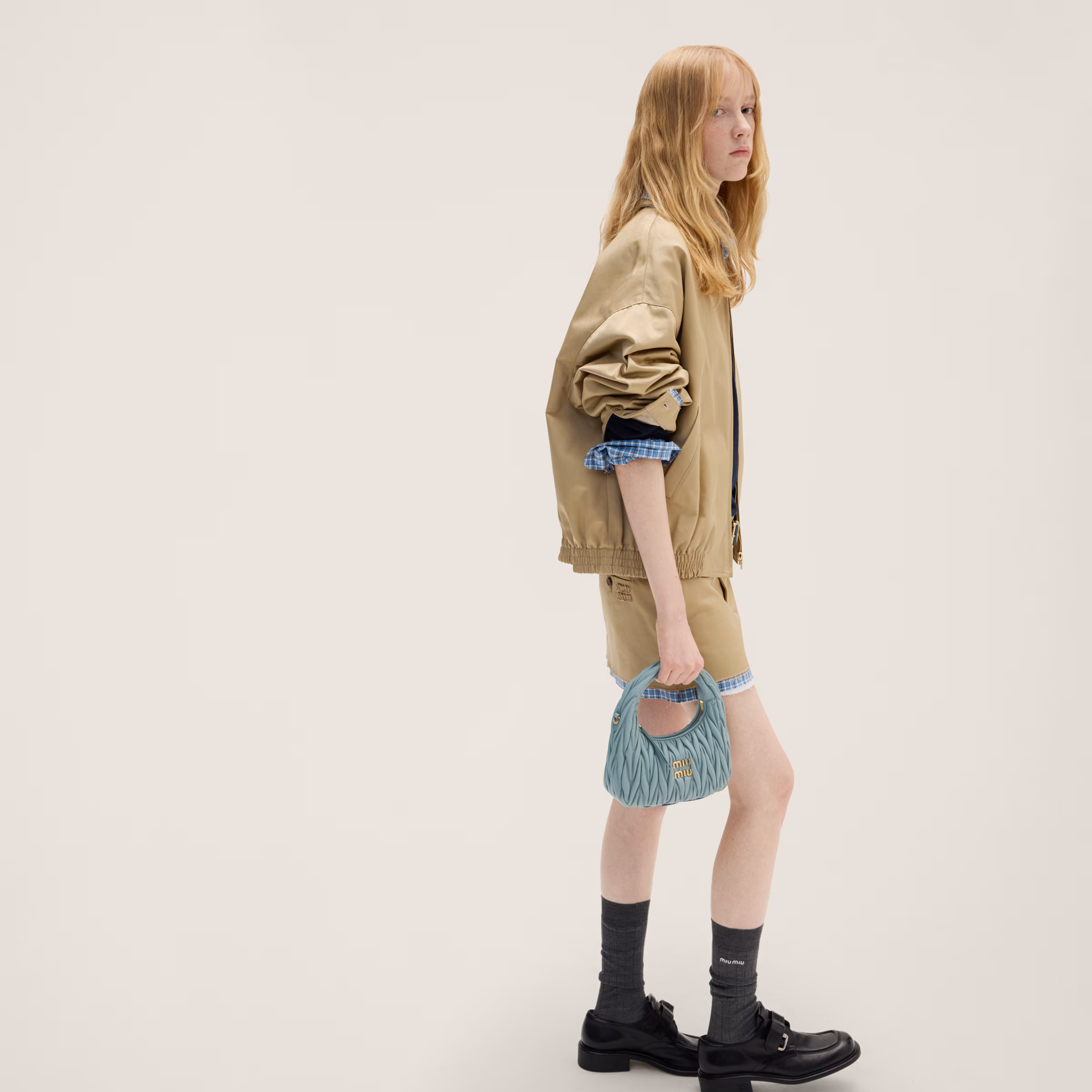 Wander Matelassé Nappa Leather Hobo Bag