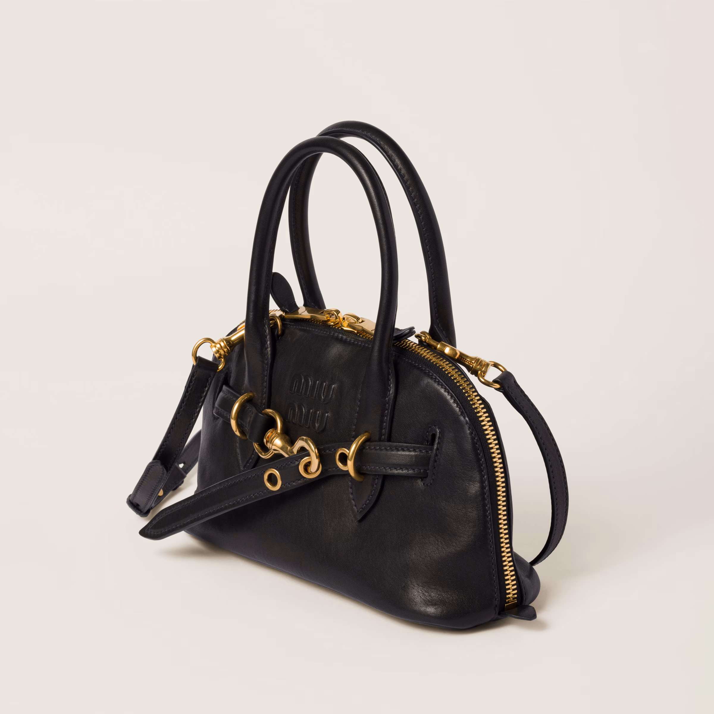 Aventure Nappa Leather Top-Handle Bag
