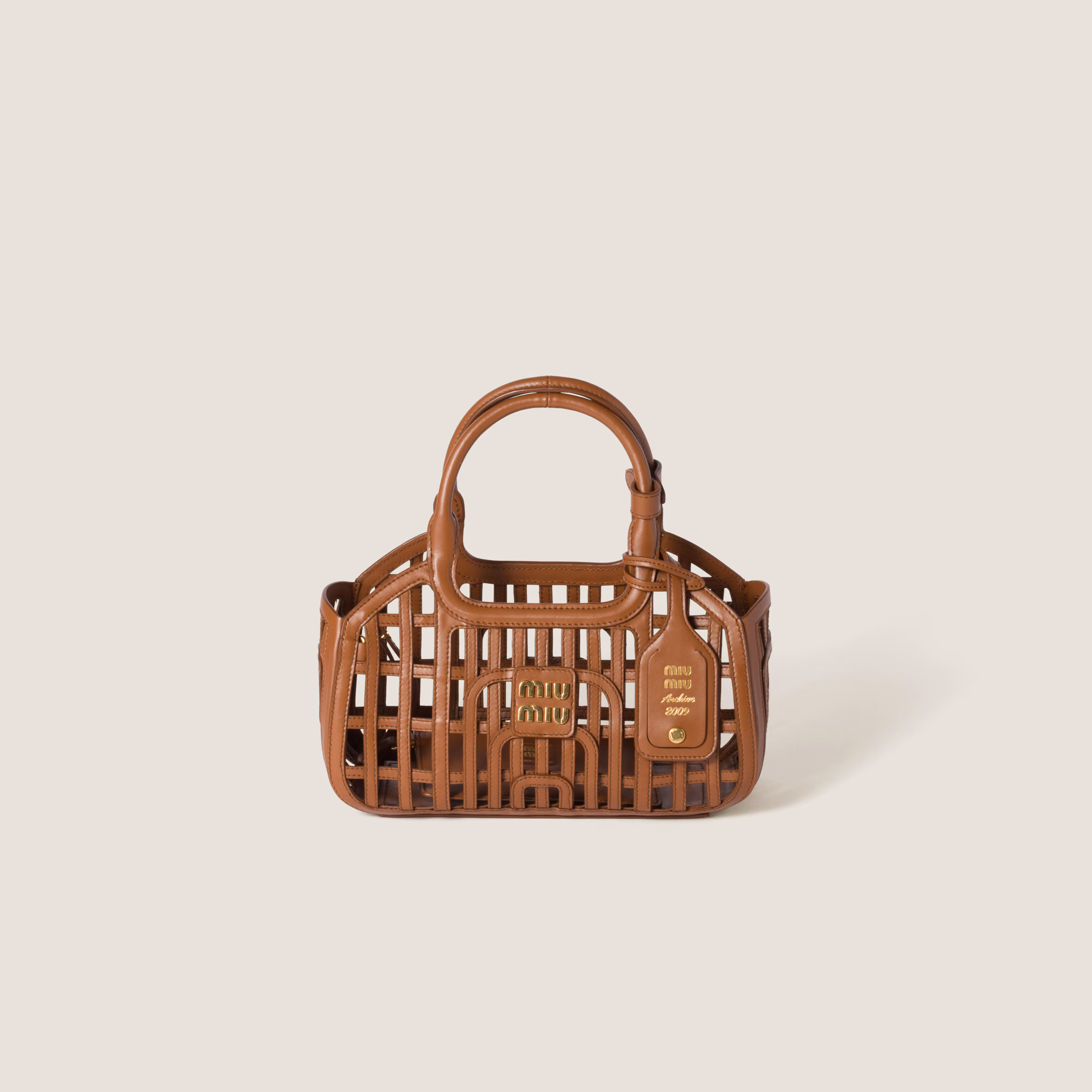 Leather Basket