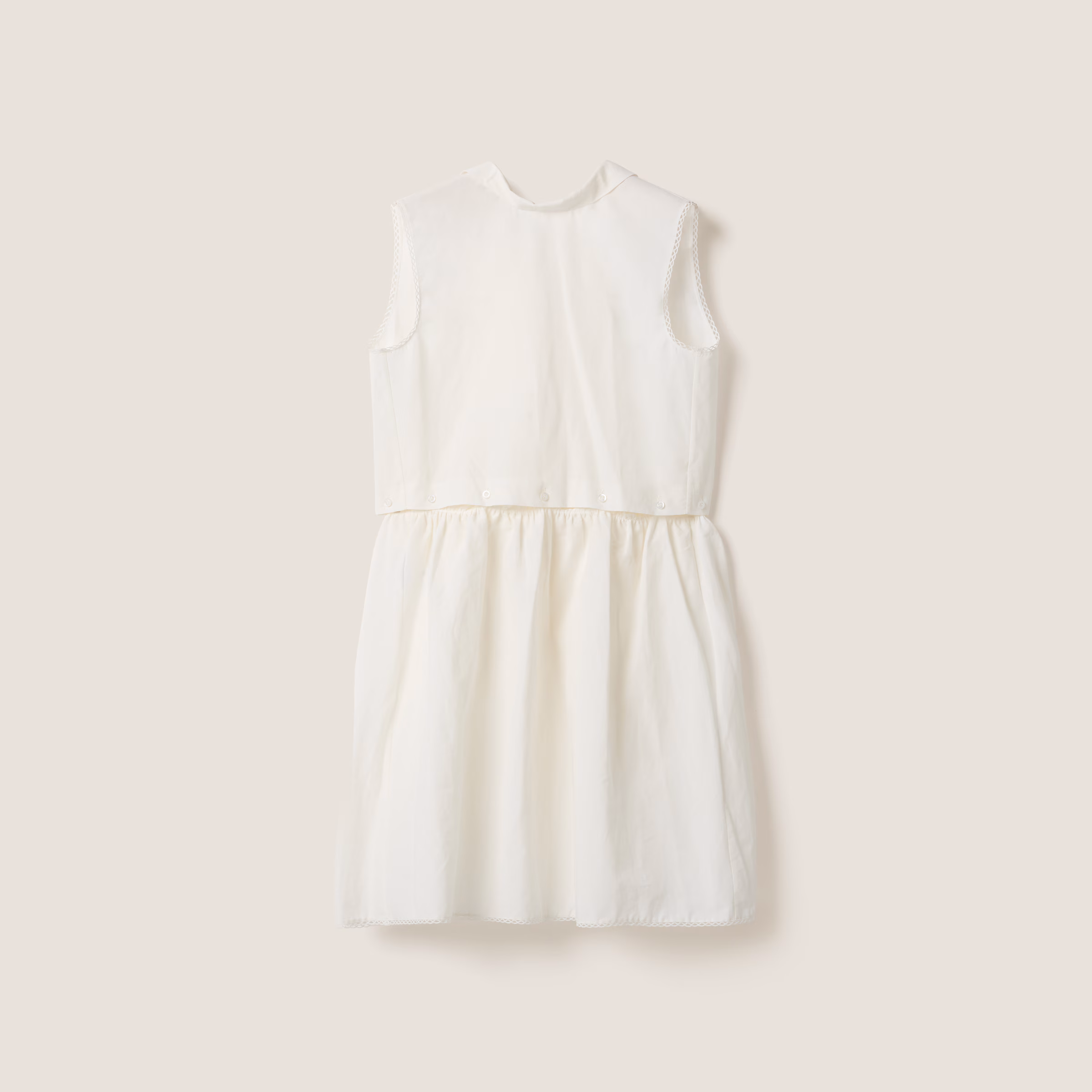 Slubbed Poplin Dress