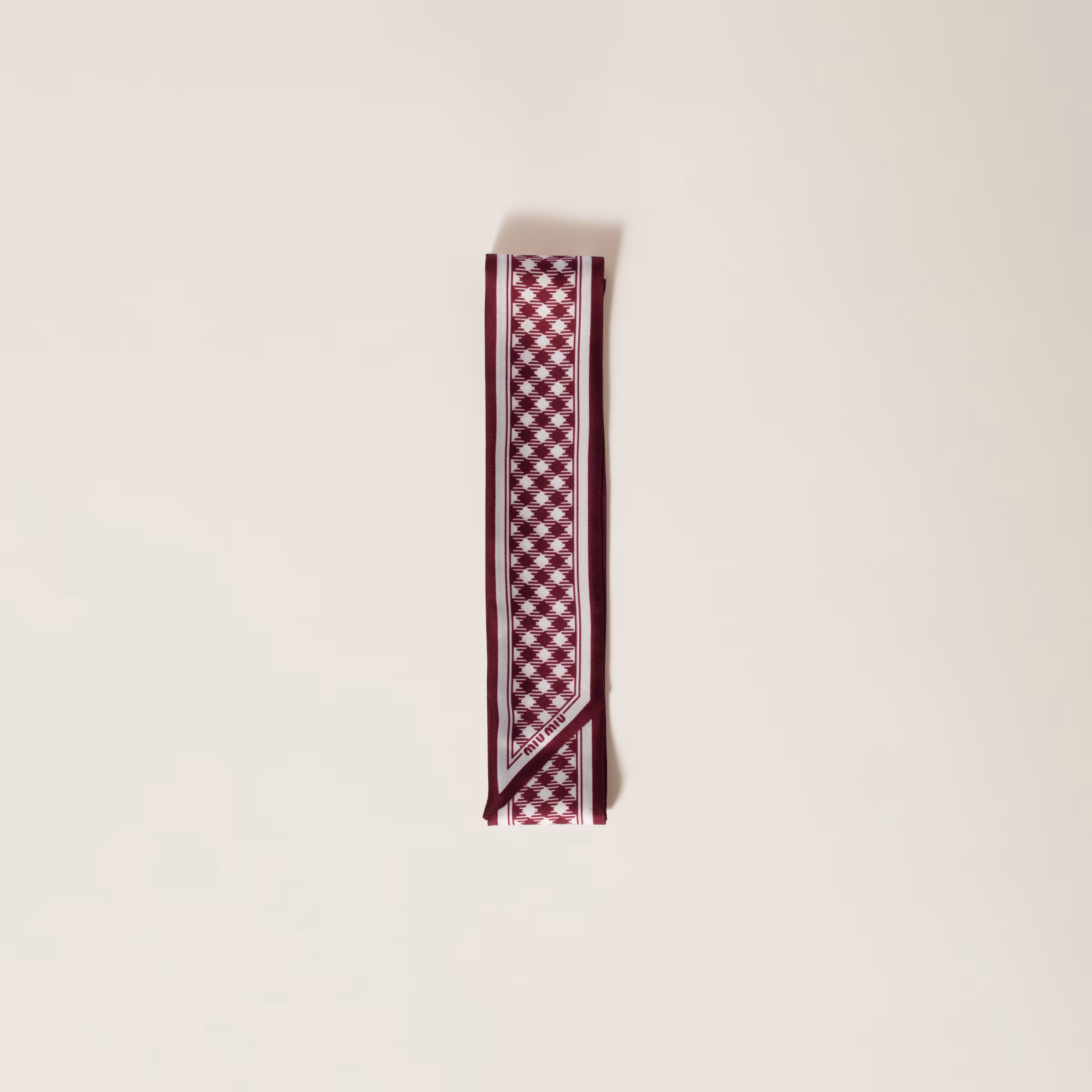 Printed Silk Twill Scarf