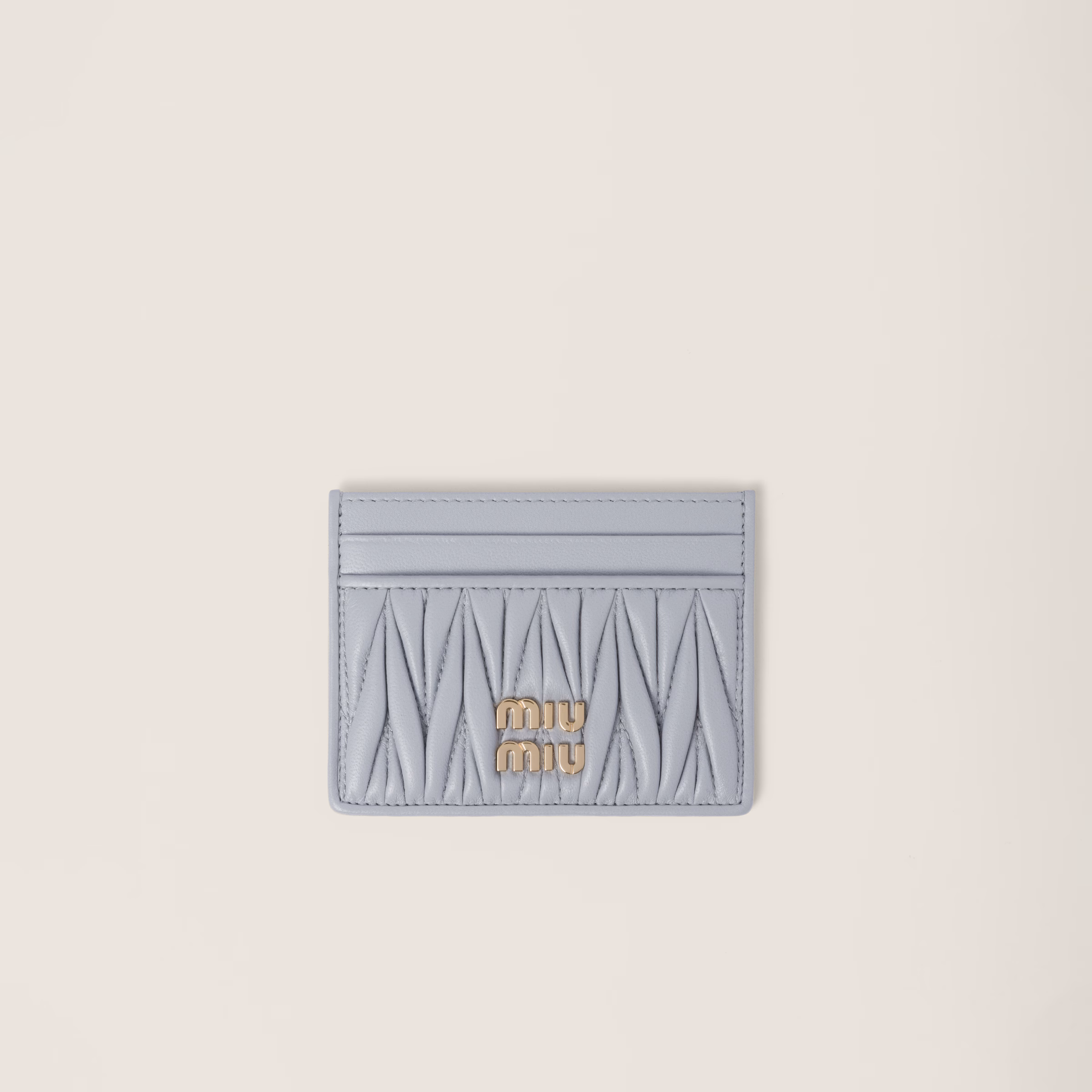 Matelassé Nappa Leather Card Holder