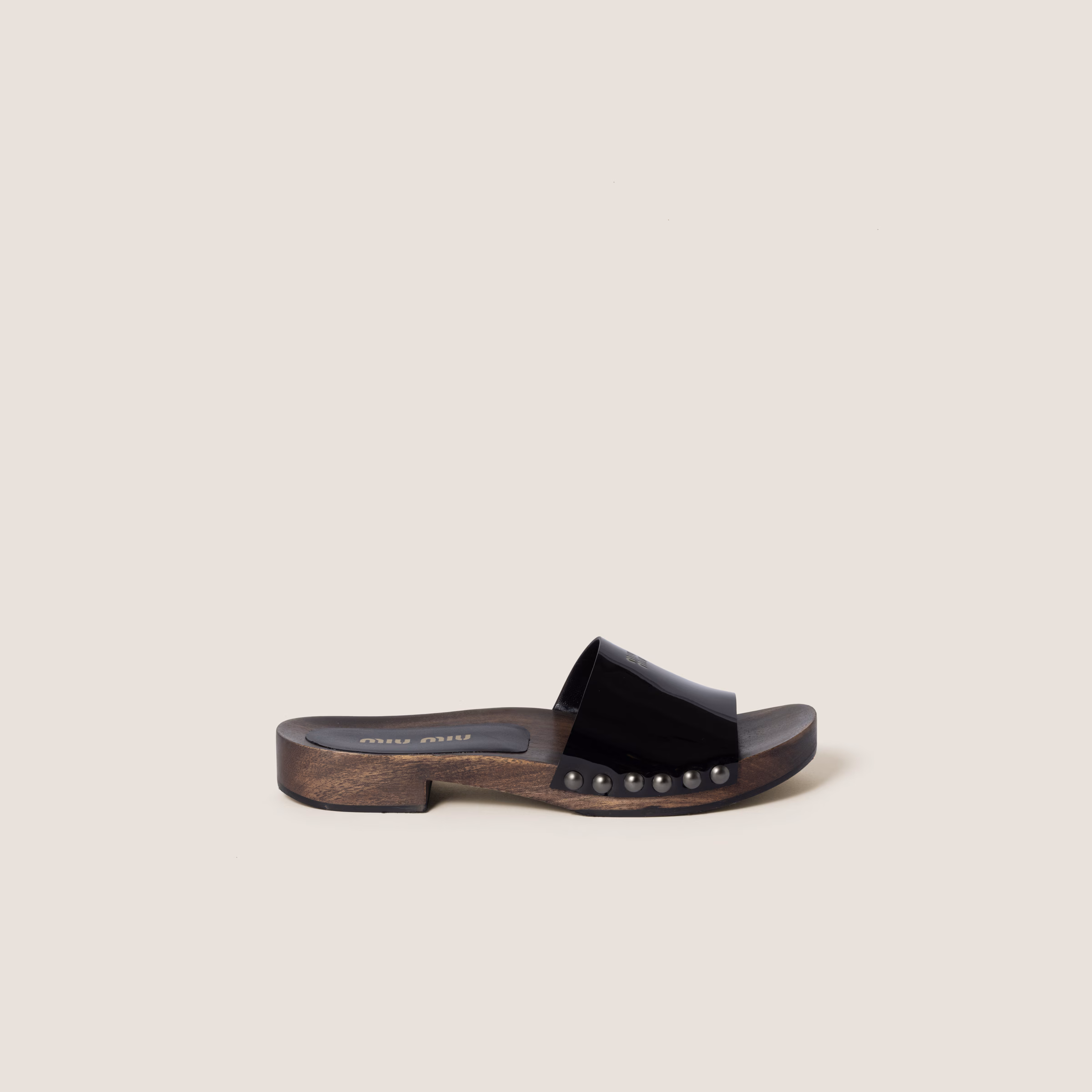 Patent Leather Clogs
