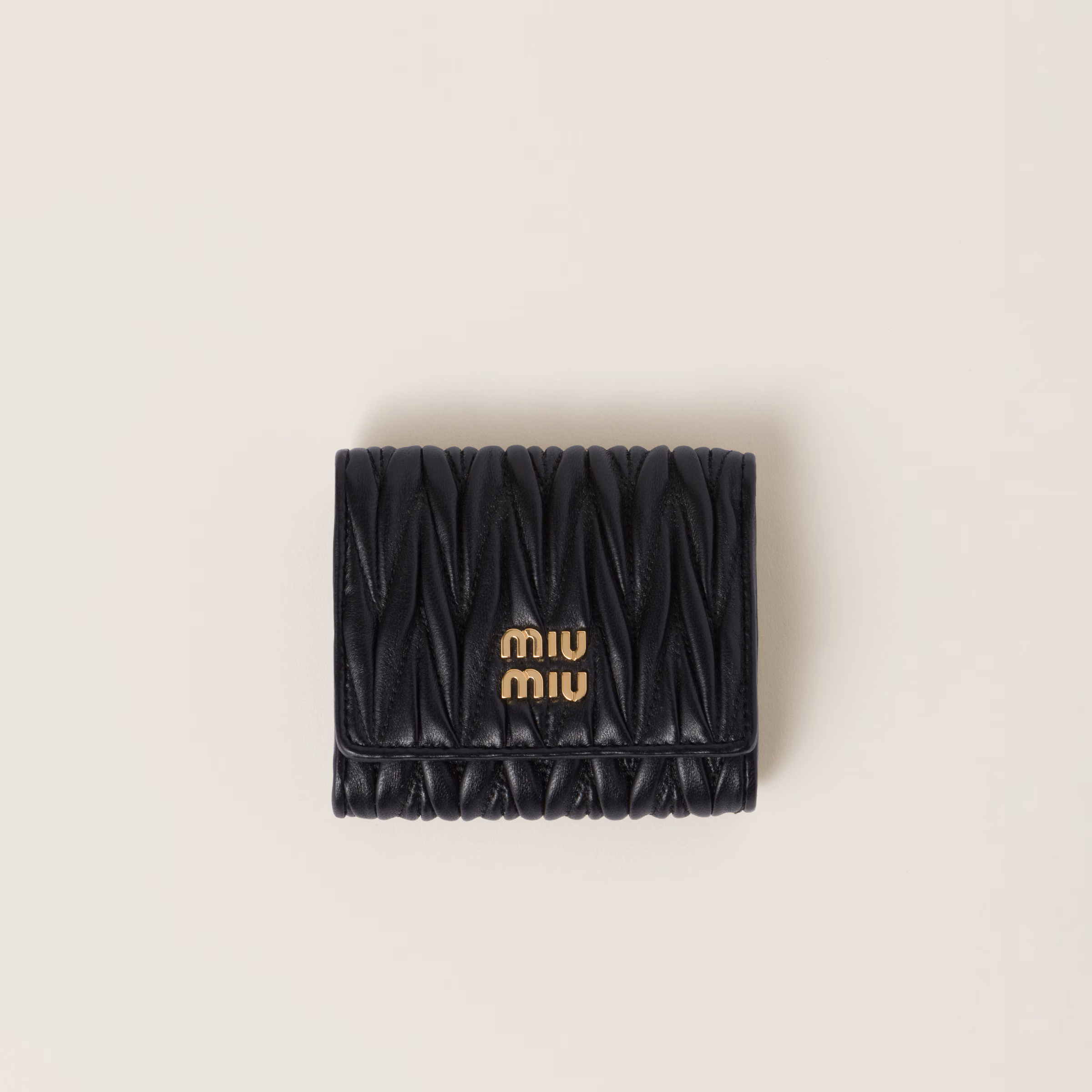 Small Matelassé Nappa Leather Wallet
