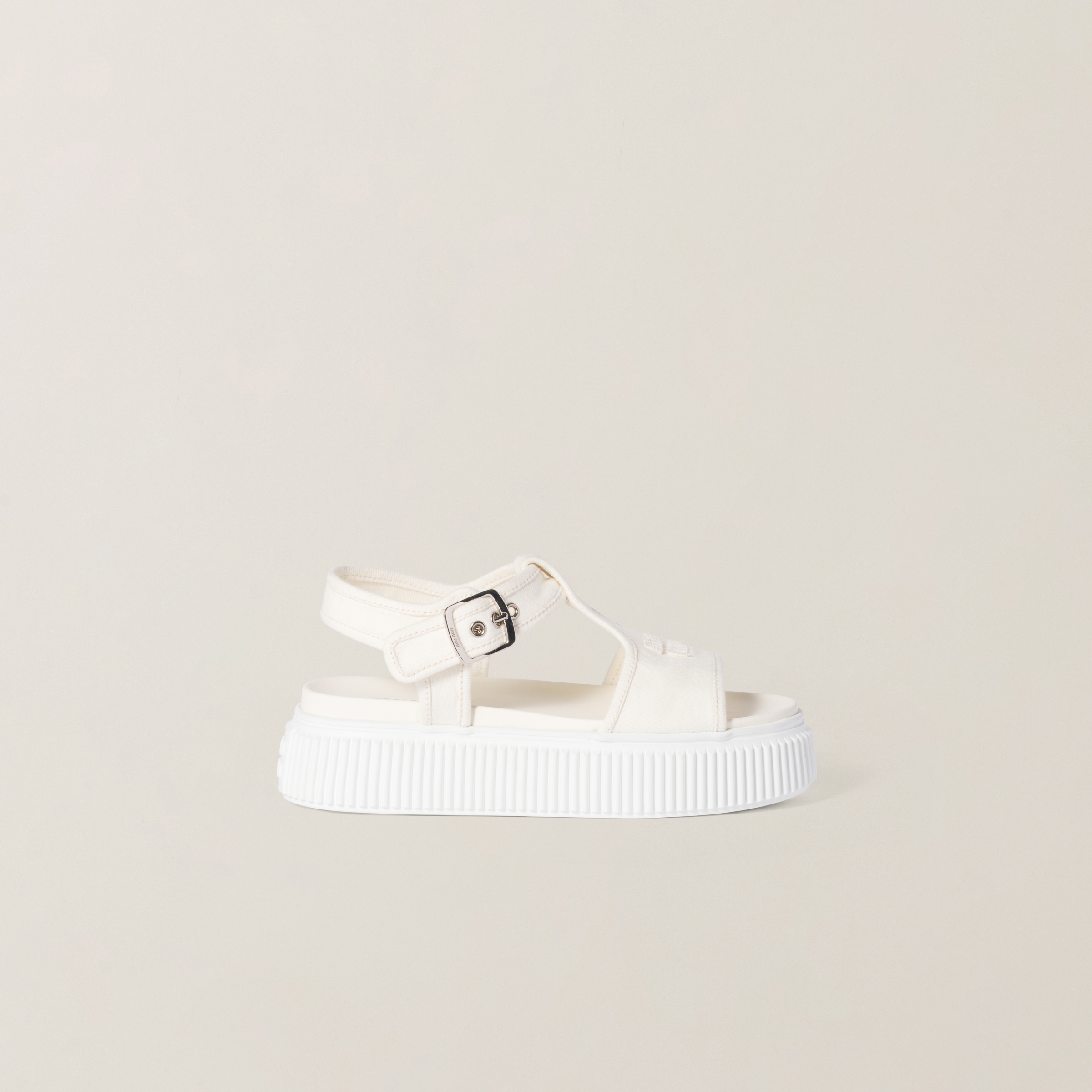 Denim Flatform Sandals