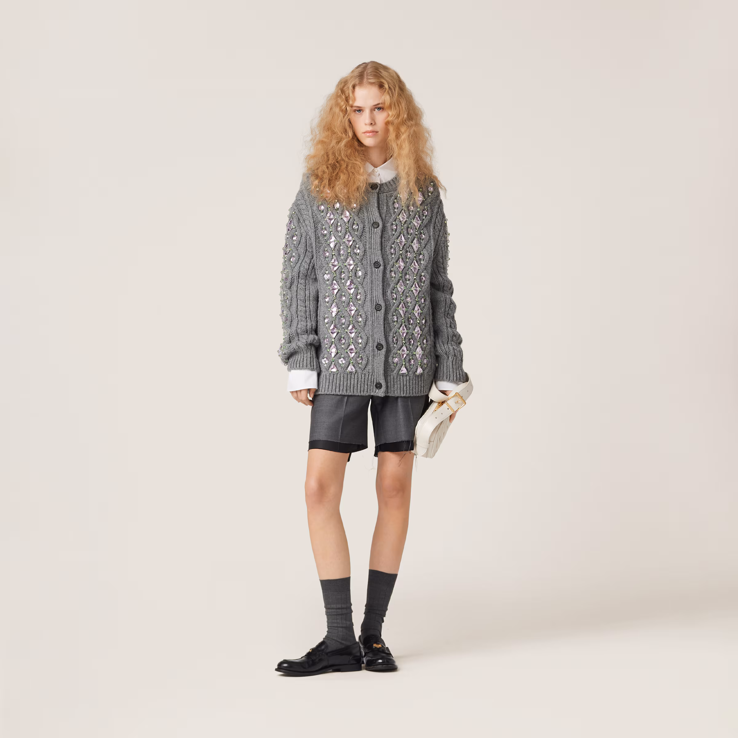 Wool Knit Cardigan
