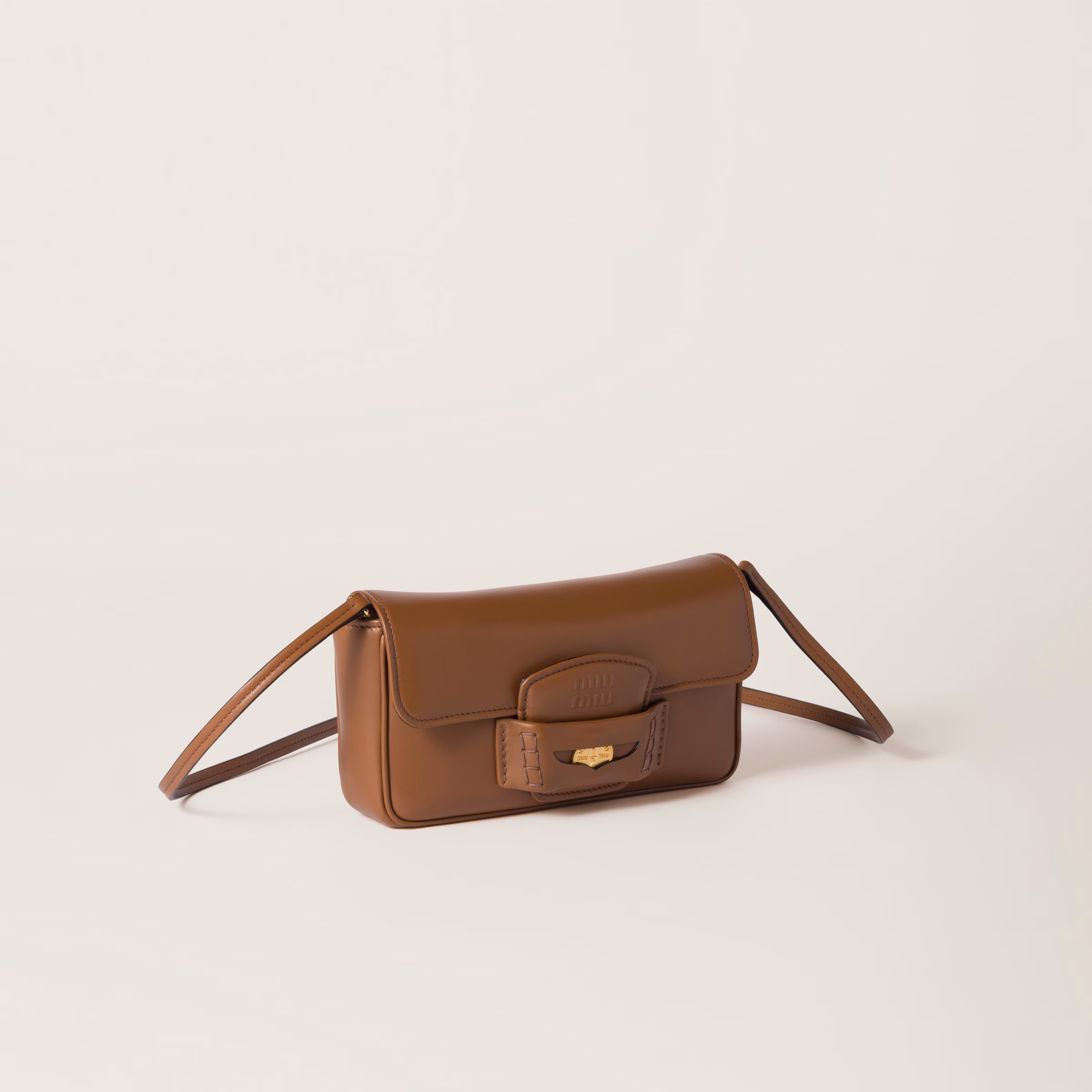 Penny Nappa Leather Shoulder Bag