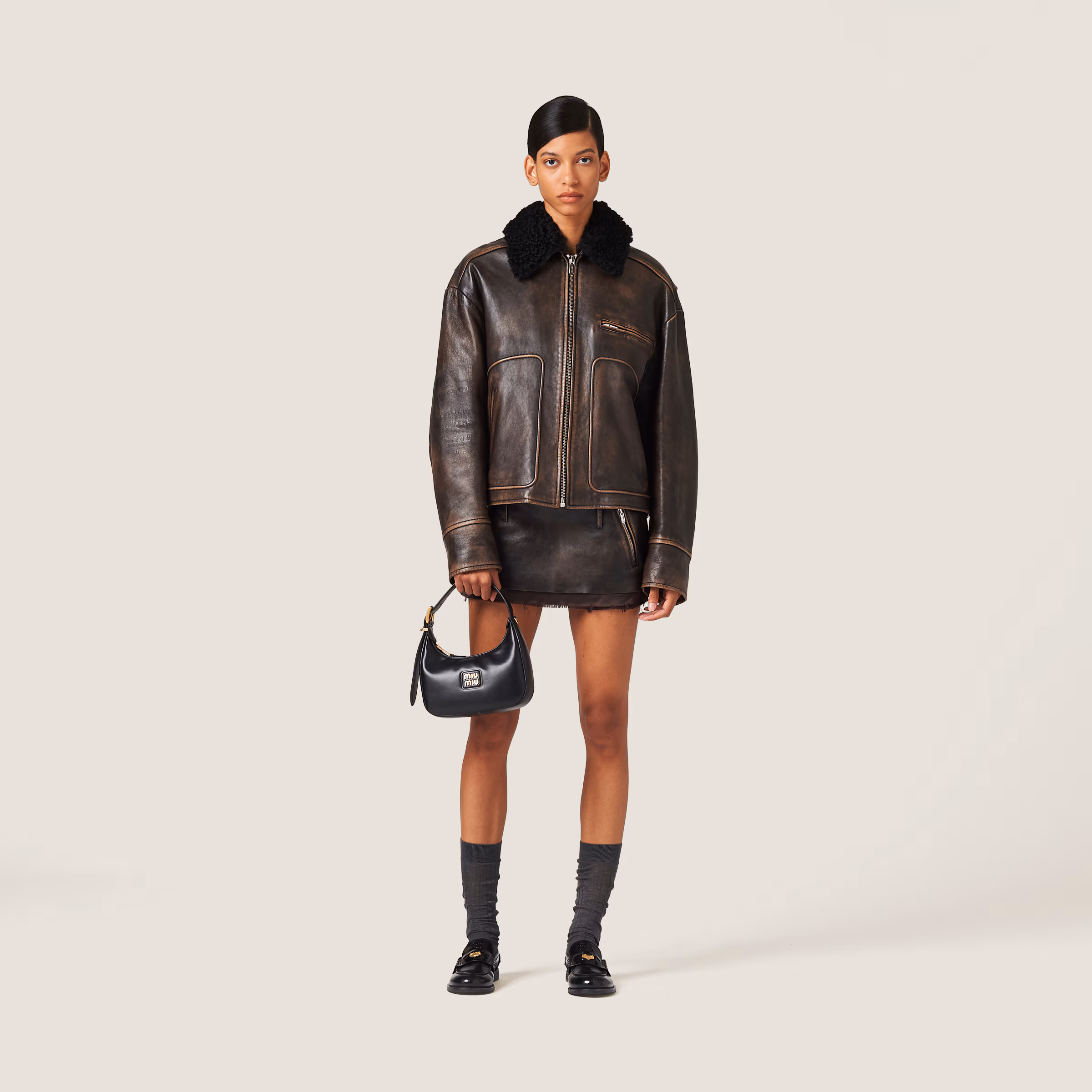 Nappa Leather Skirt