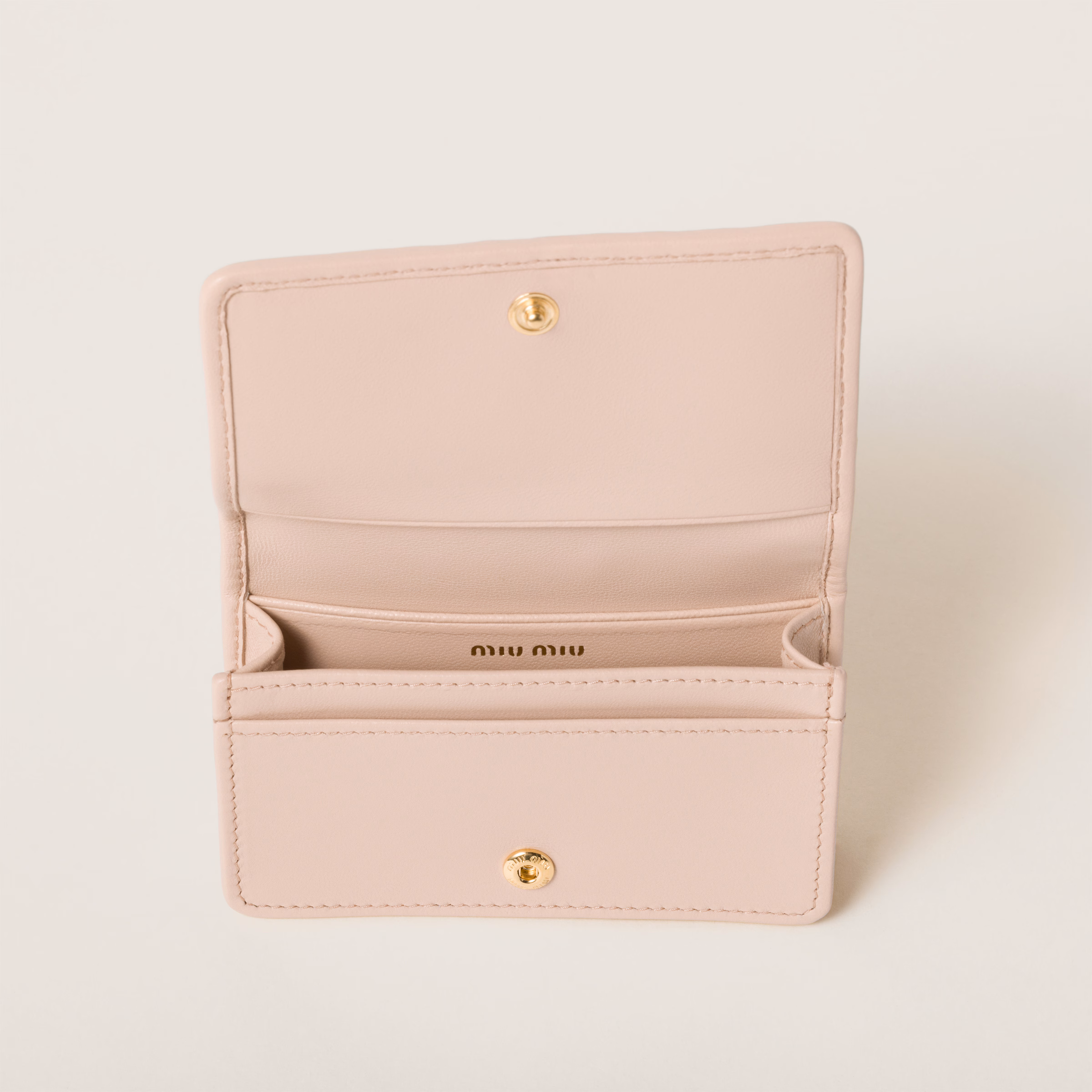 Matelassé Nappa Leather Card Holder