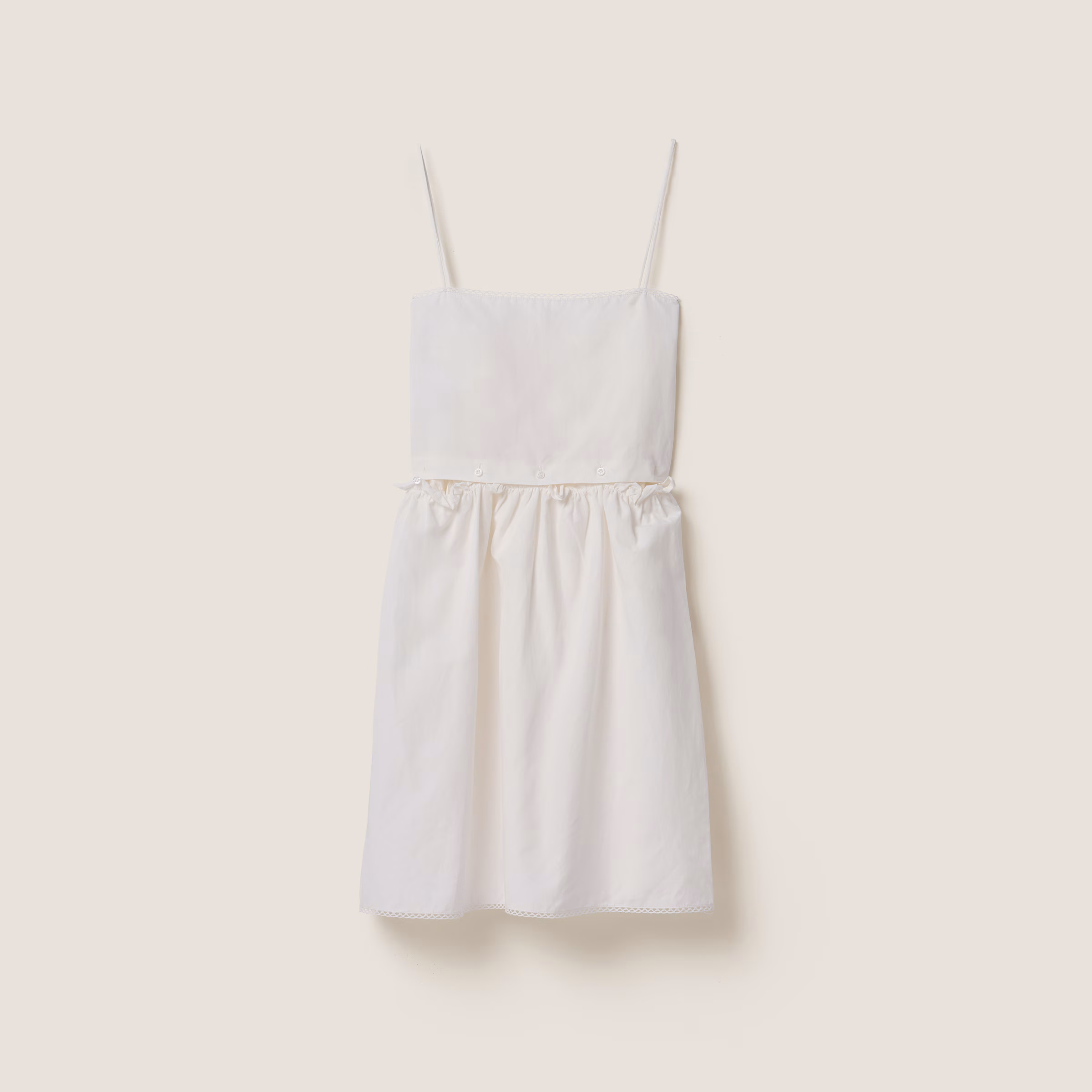 Slubbed Poplin Dress