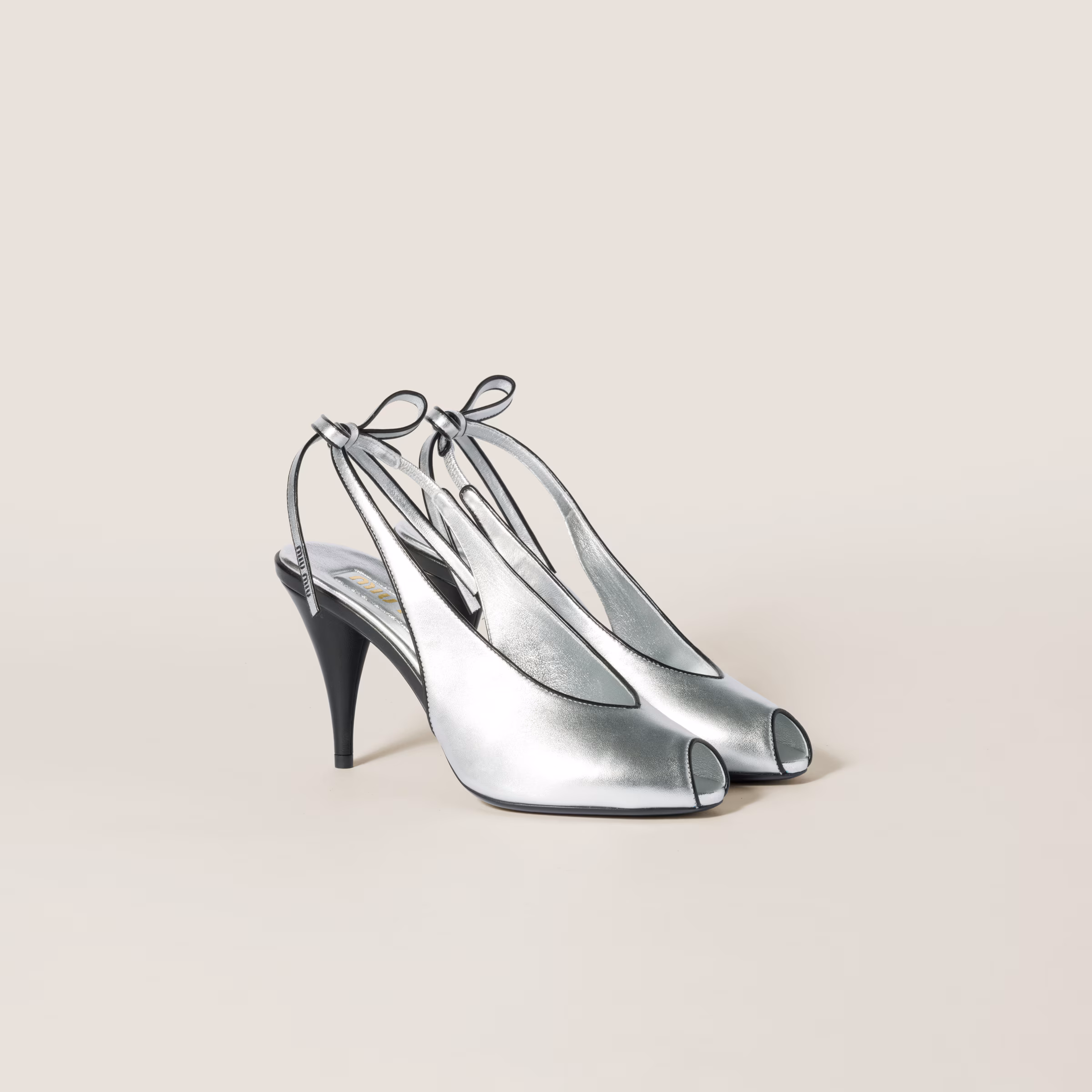 Mordoré Nappa Leather Slingbacks