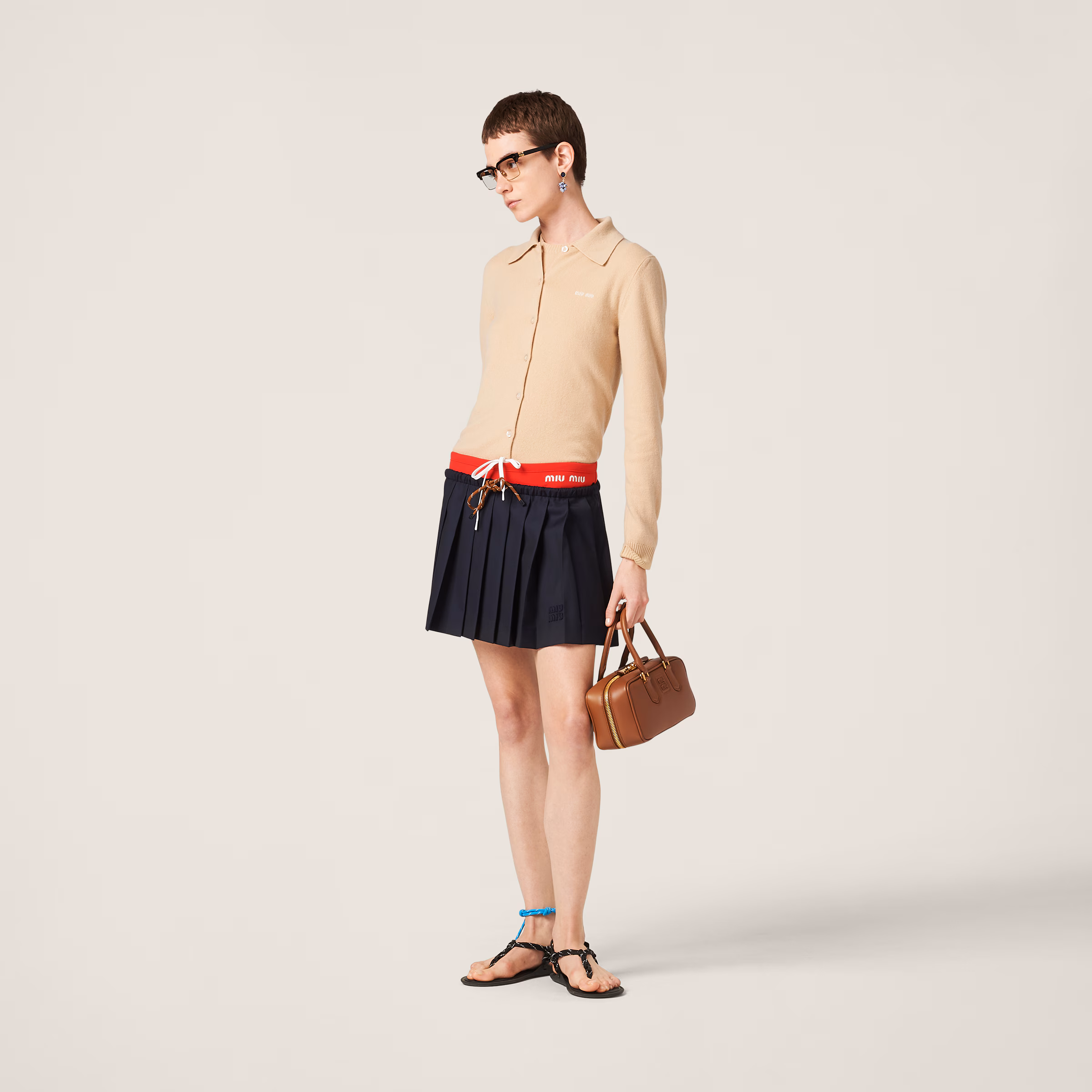 Pleated Batavia Skirt