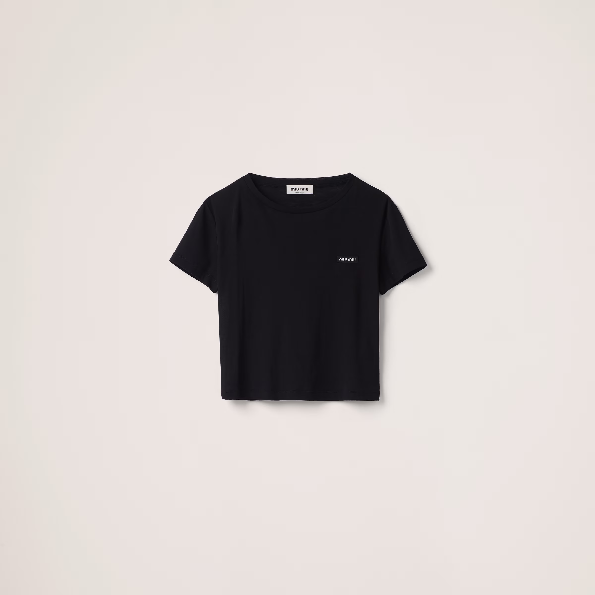 Ribbed Jersey T-Shirt