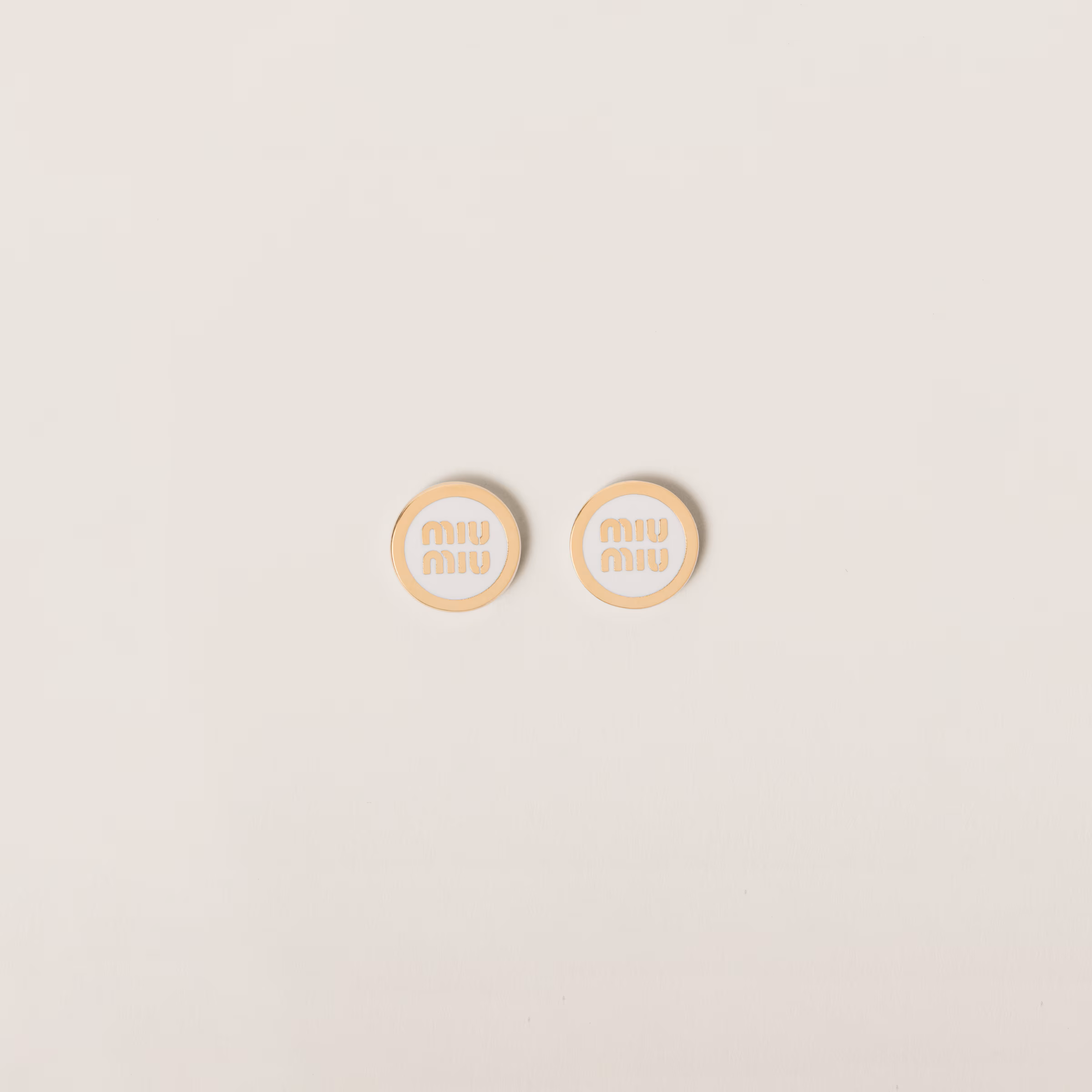 Enameled Metal Earrings