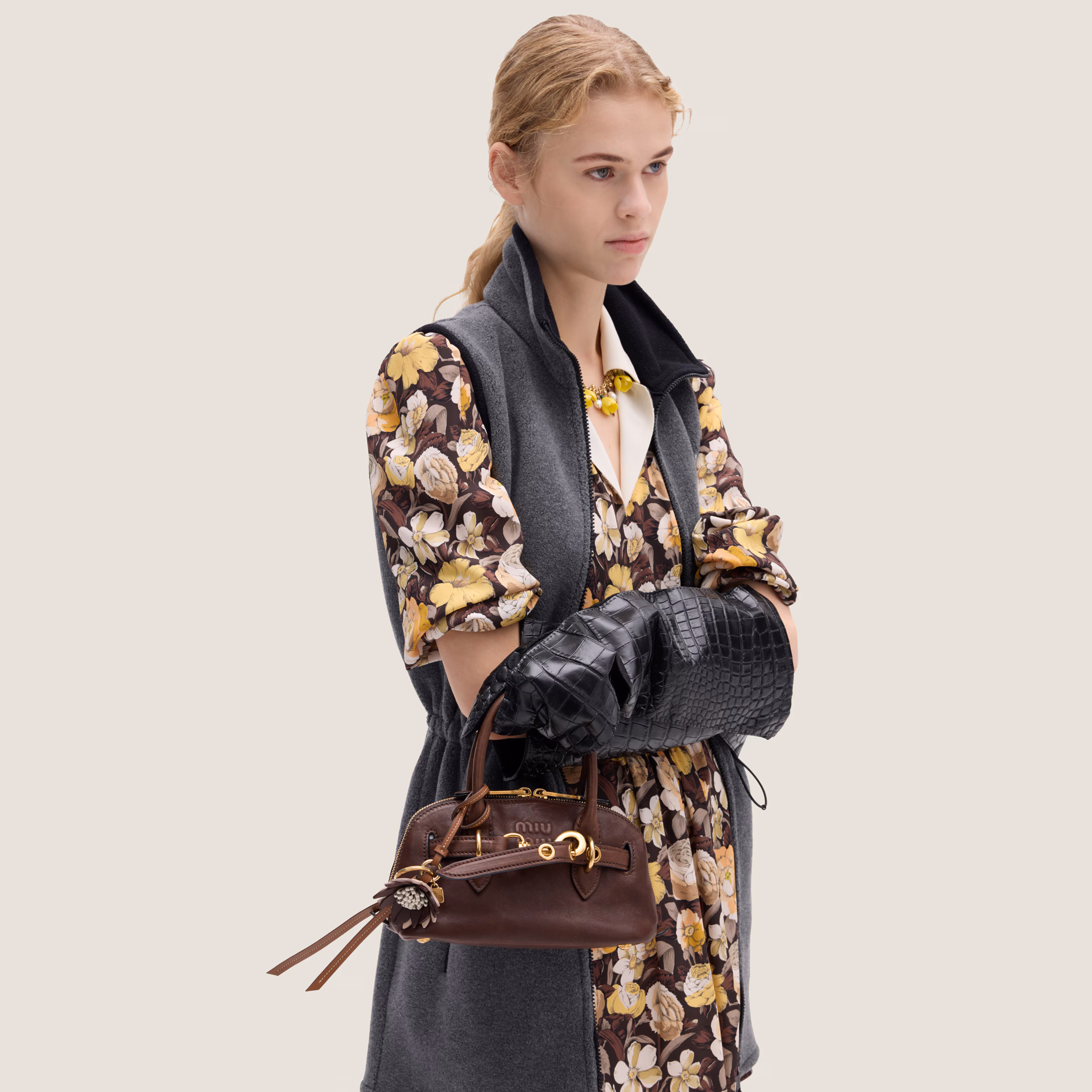 Aventure Mini Nappa Leather Bag