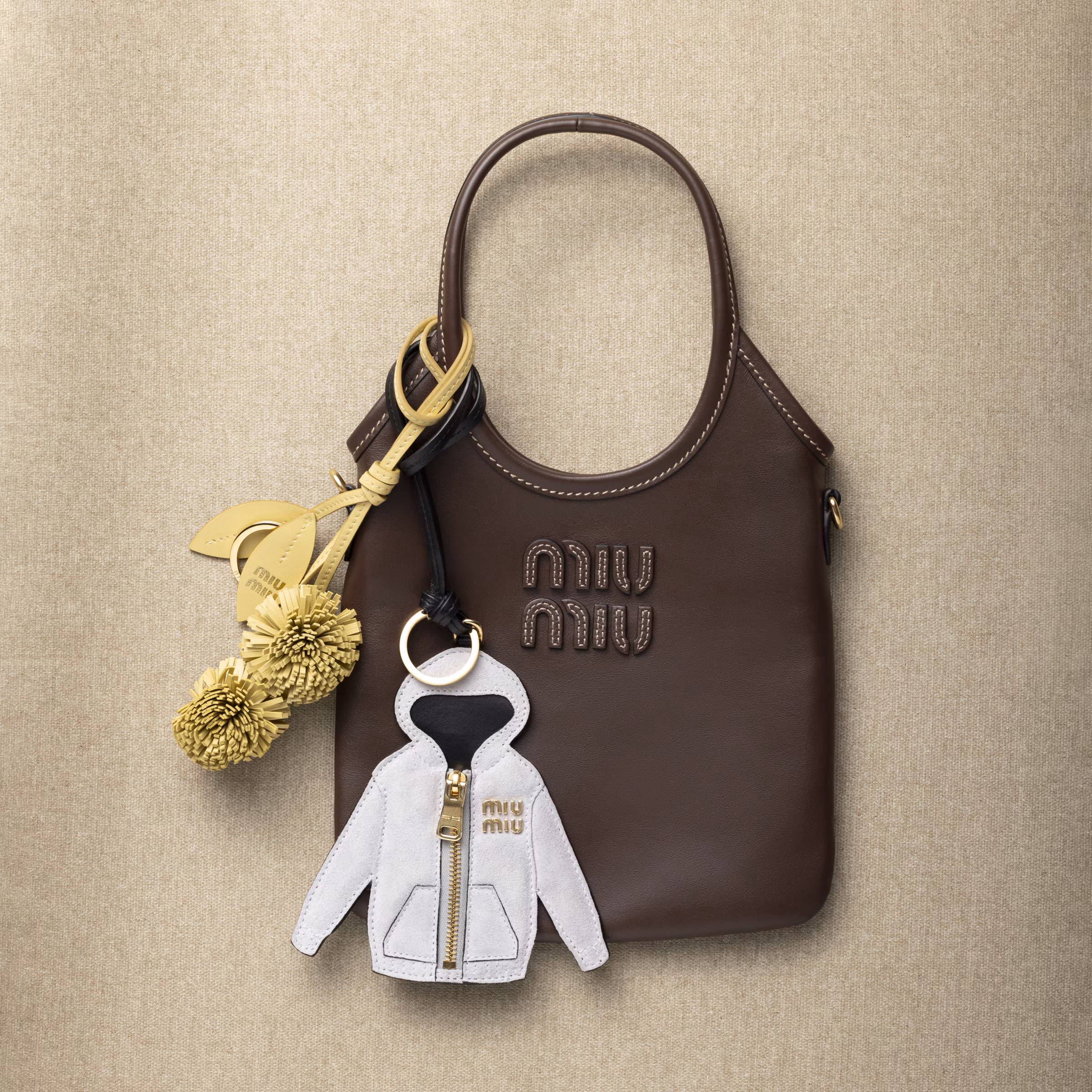 Trick Leather Keyring
