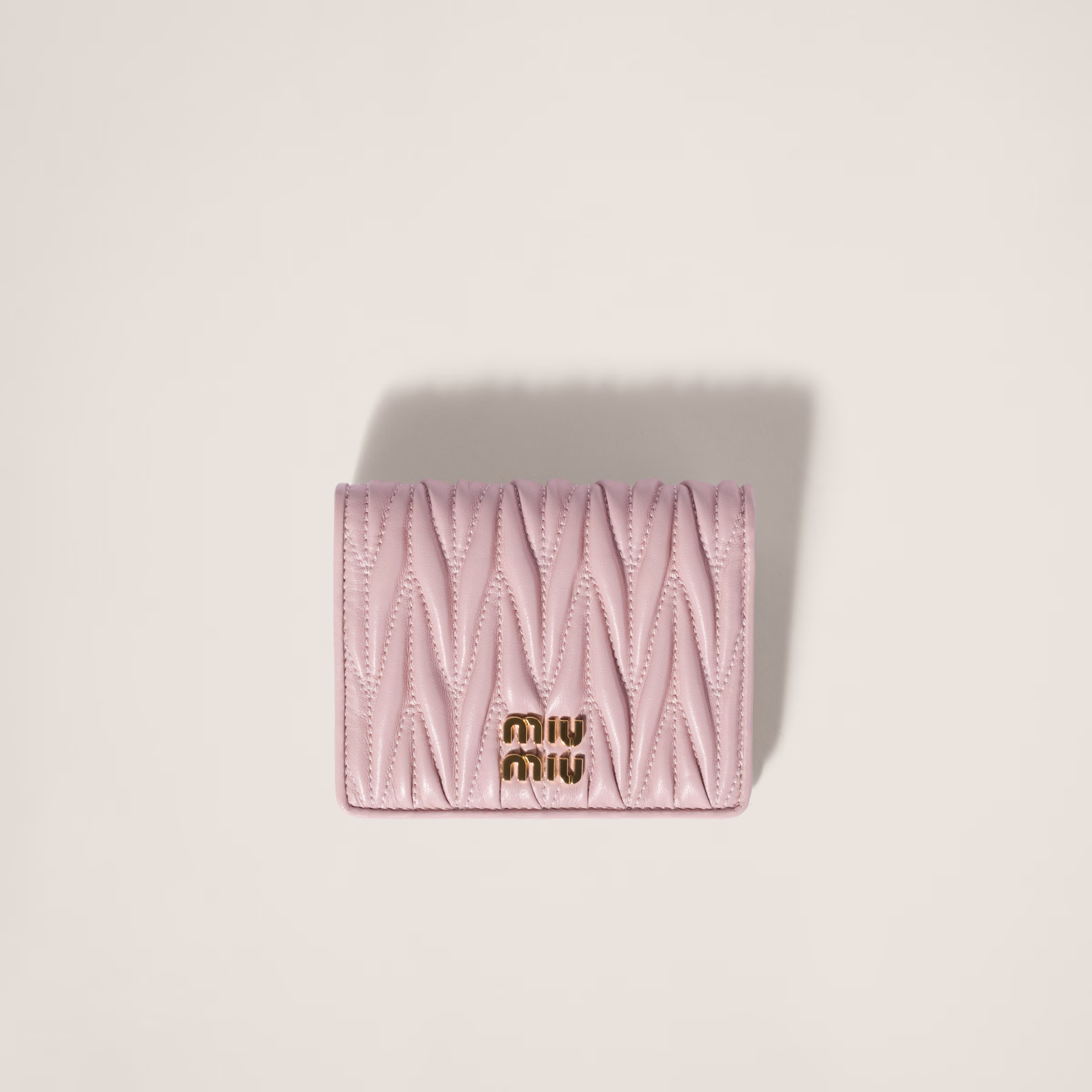 Small Matelassé Nappa Leather Wallet