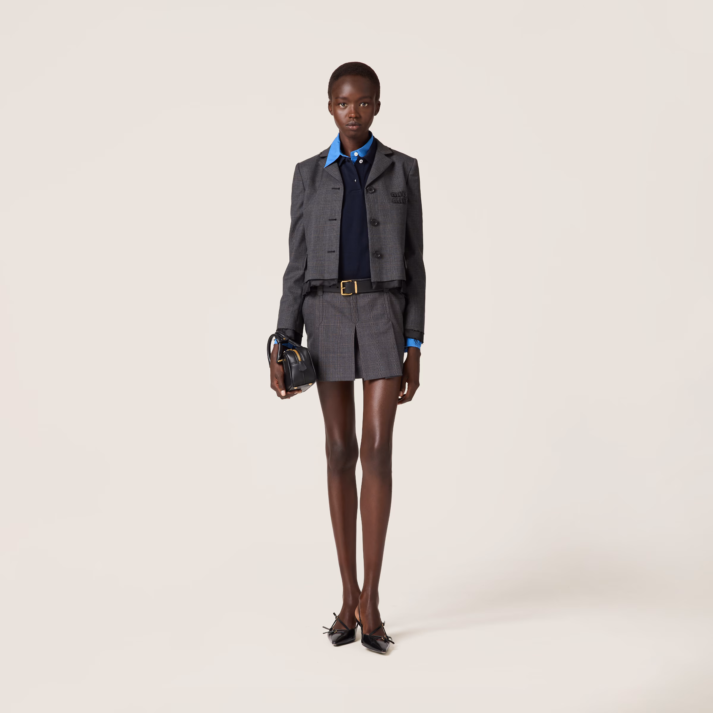 Prince Of Wales Check Miniskirt
