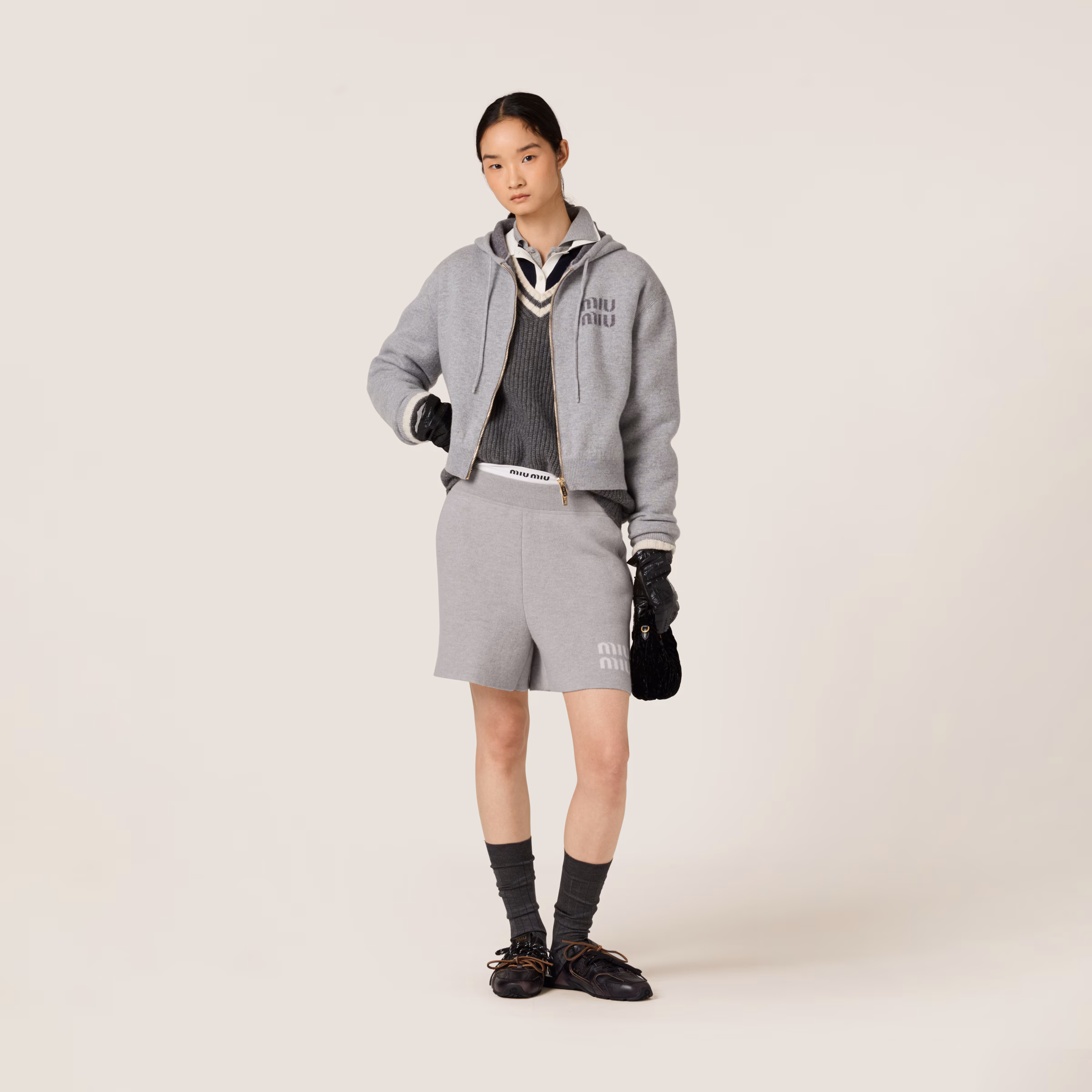 Double Cashmere Shorts