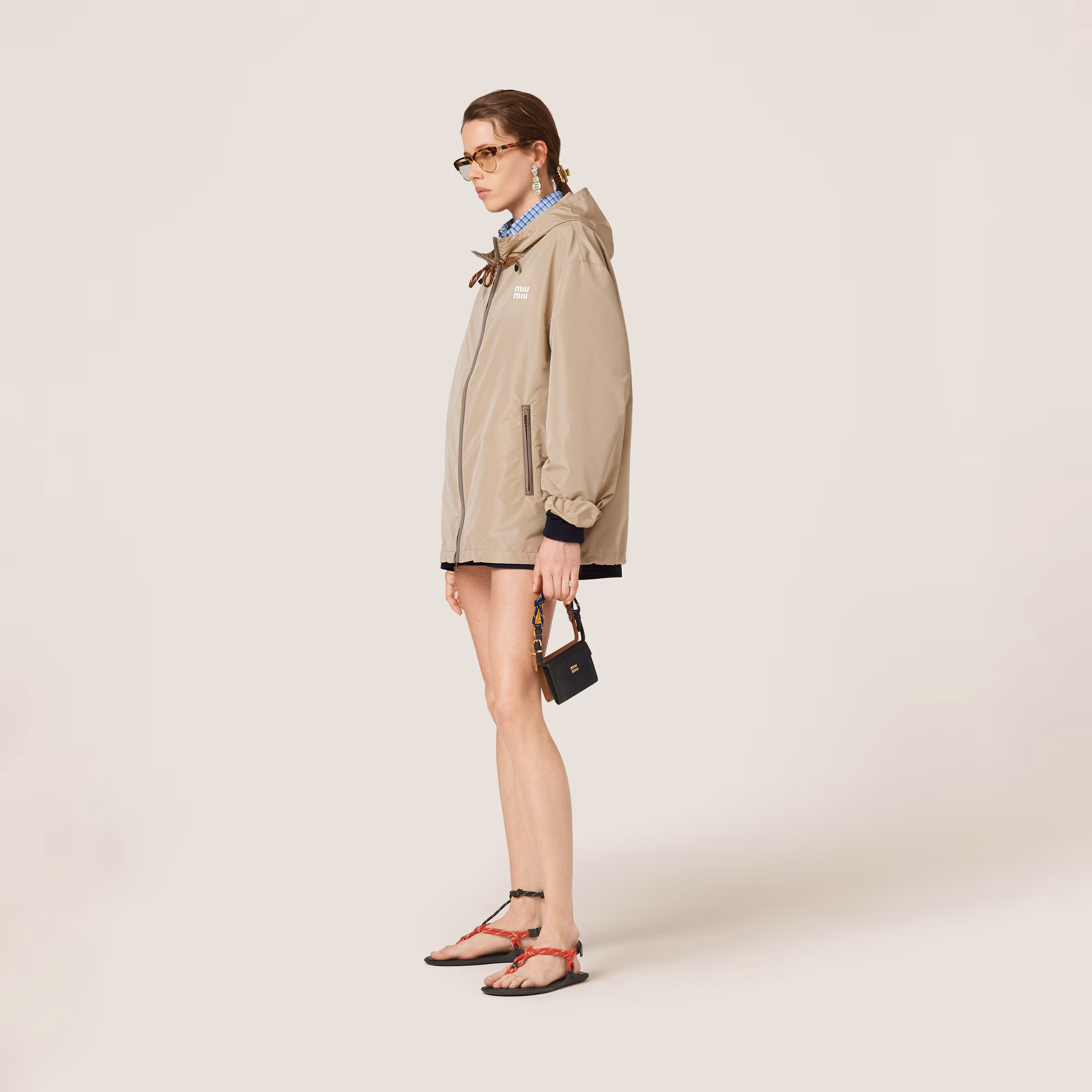 Technical Fabric Blouson Jacket