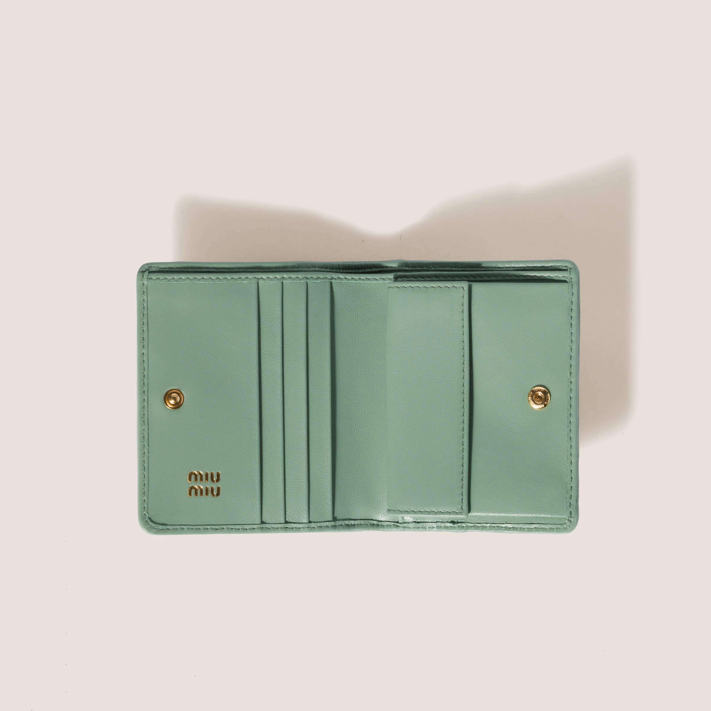 Small Matelassé Nappa Leather Wallet