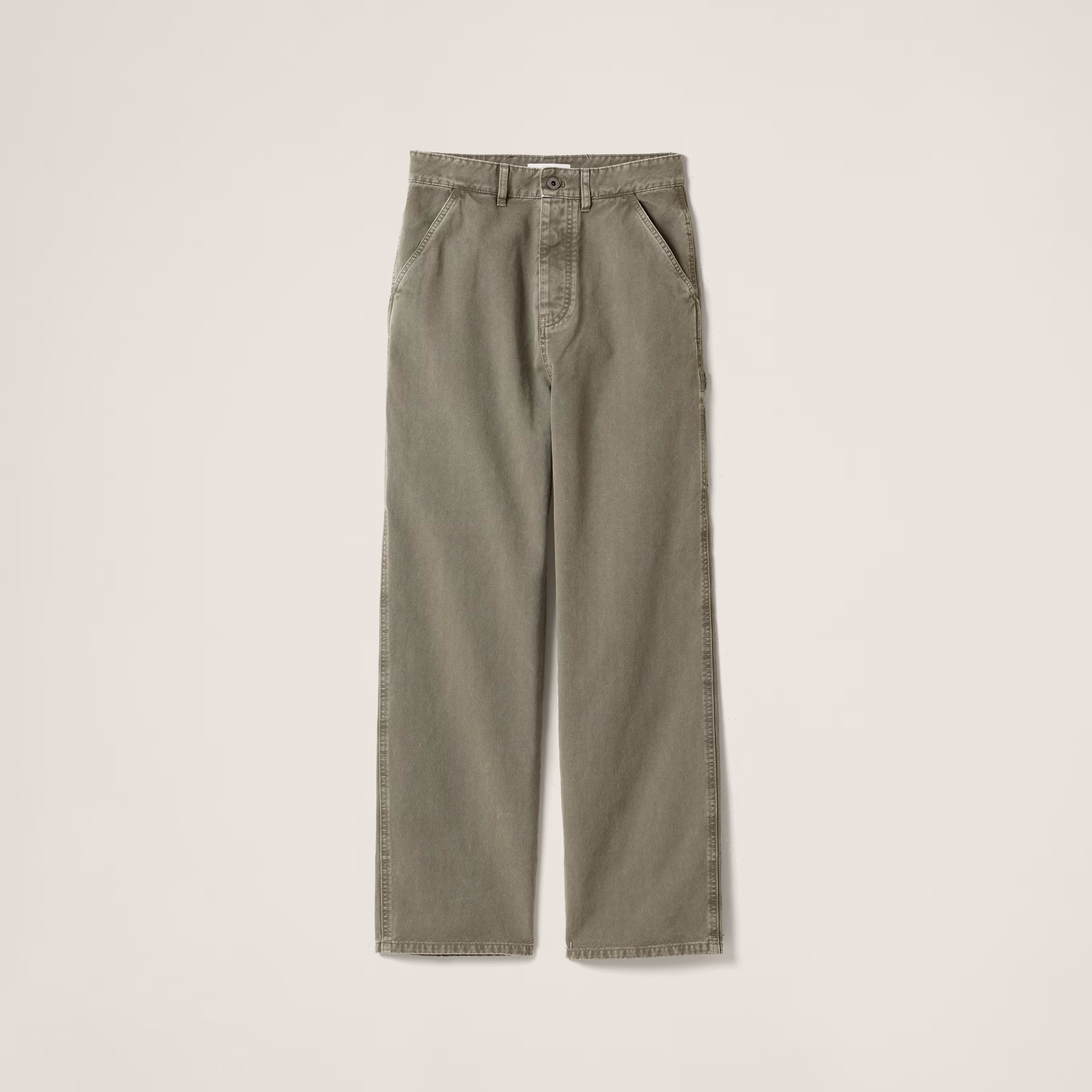 Garment-Dyed Gabardine Pants