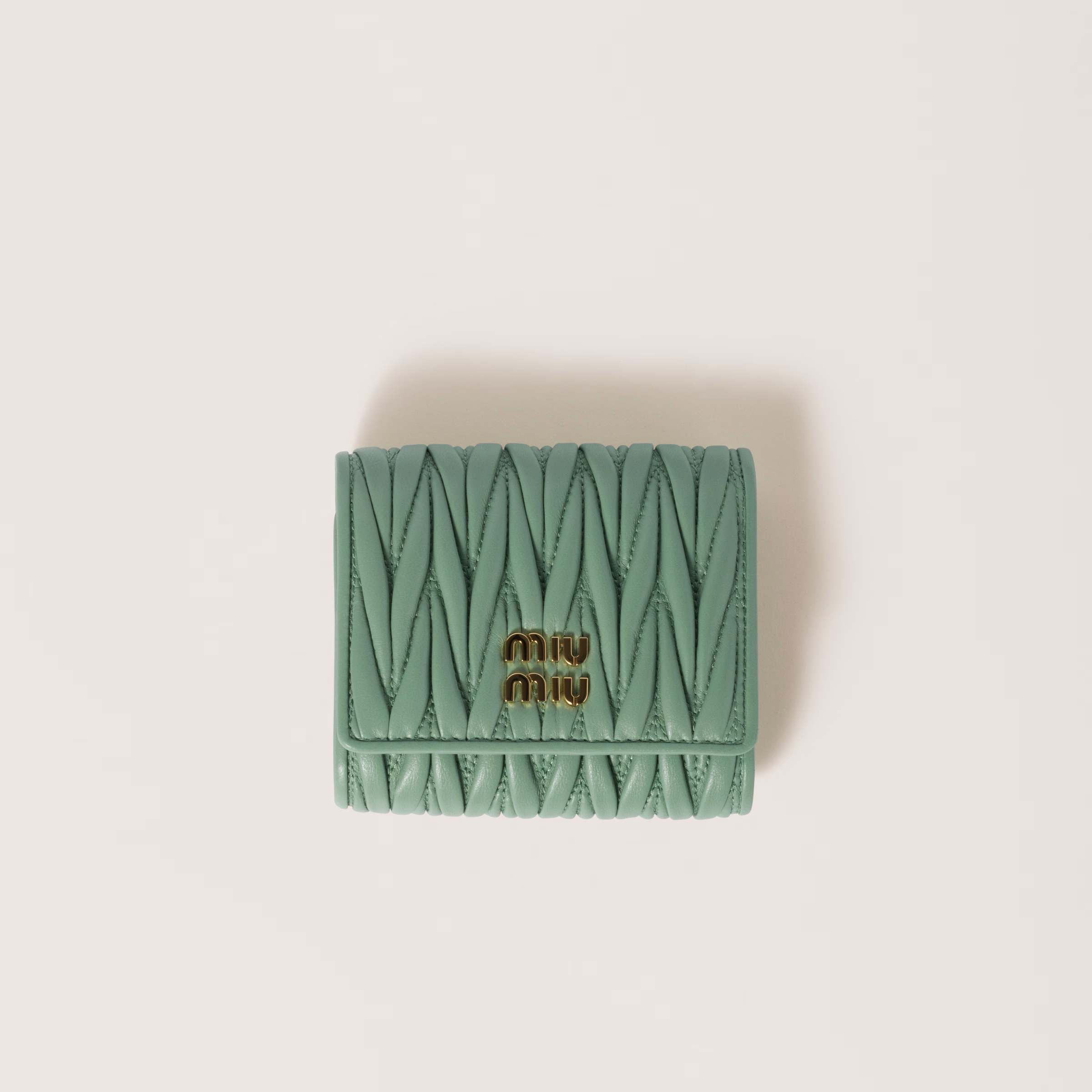 Small Matelassé Nappa Leather Wallet