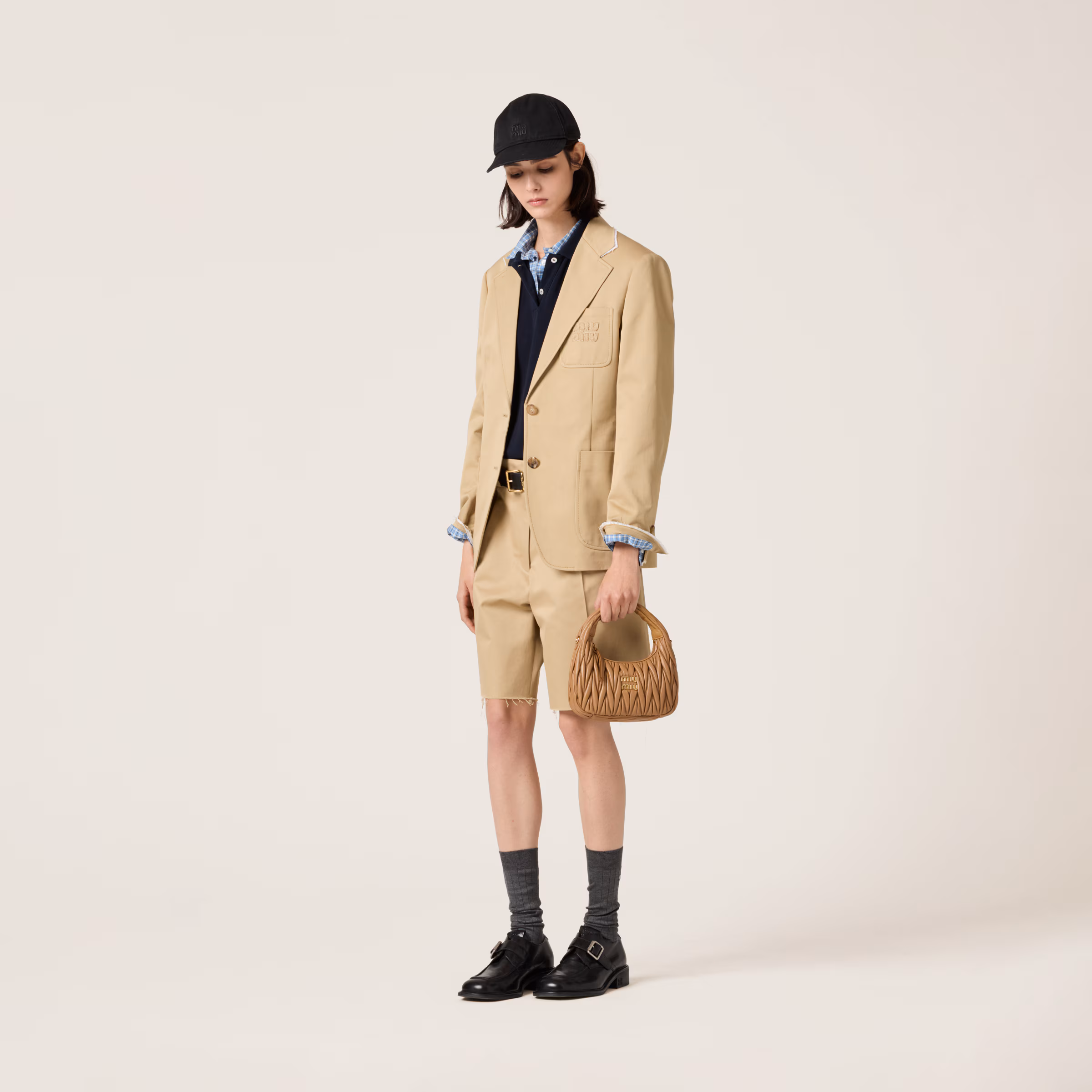 Wander Matelassé Nappa Leather Hobo Bag