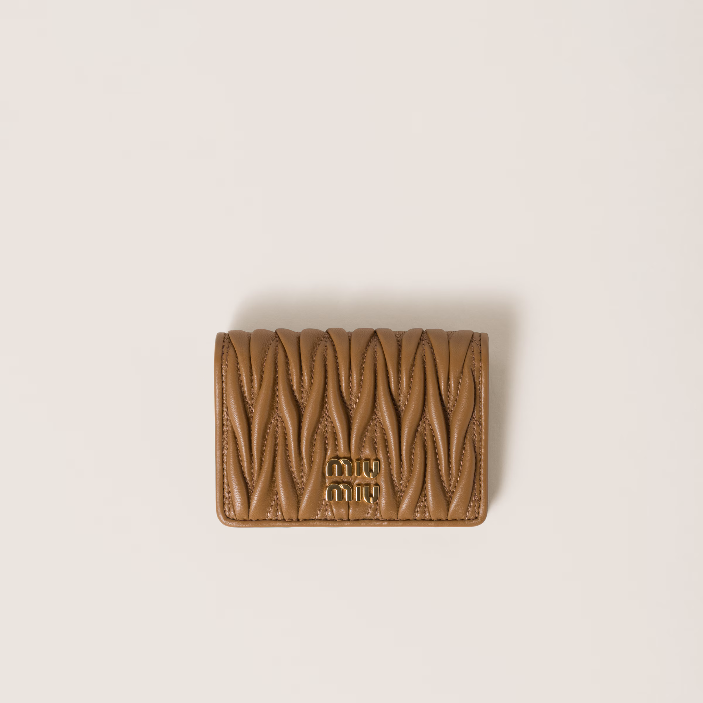 Matelassé Nappa Leather Card Holder