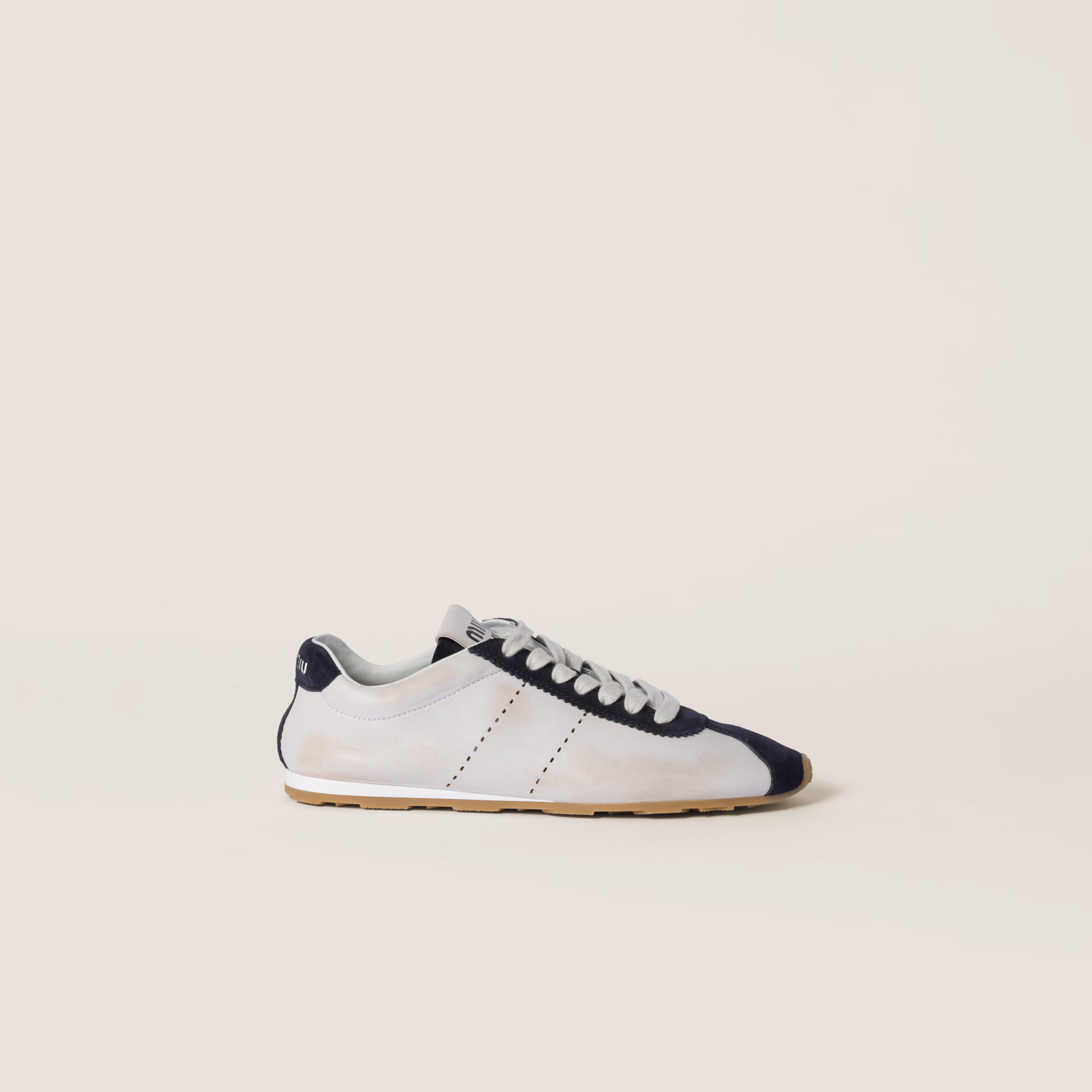 Plume Nappa Leather And Suede Sneakers