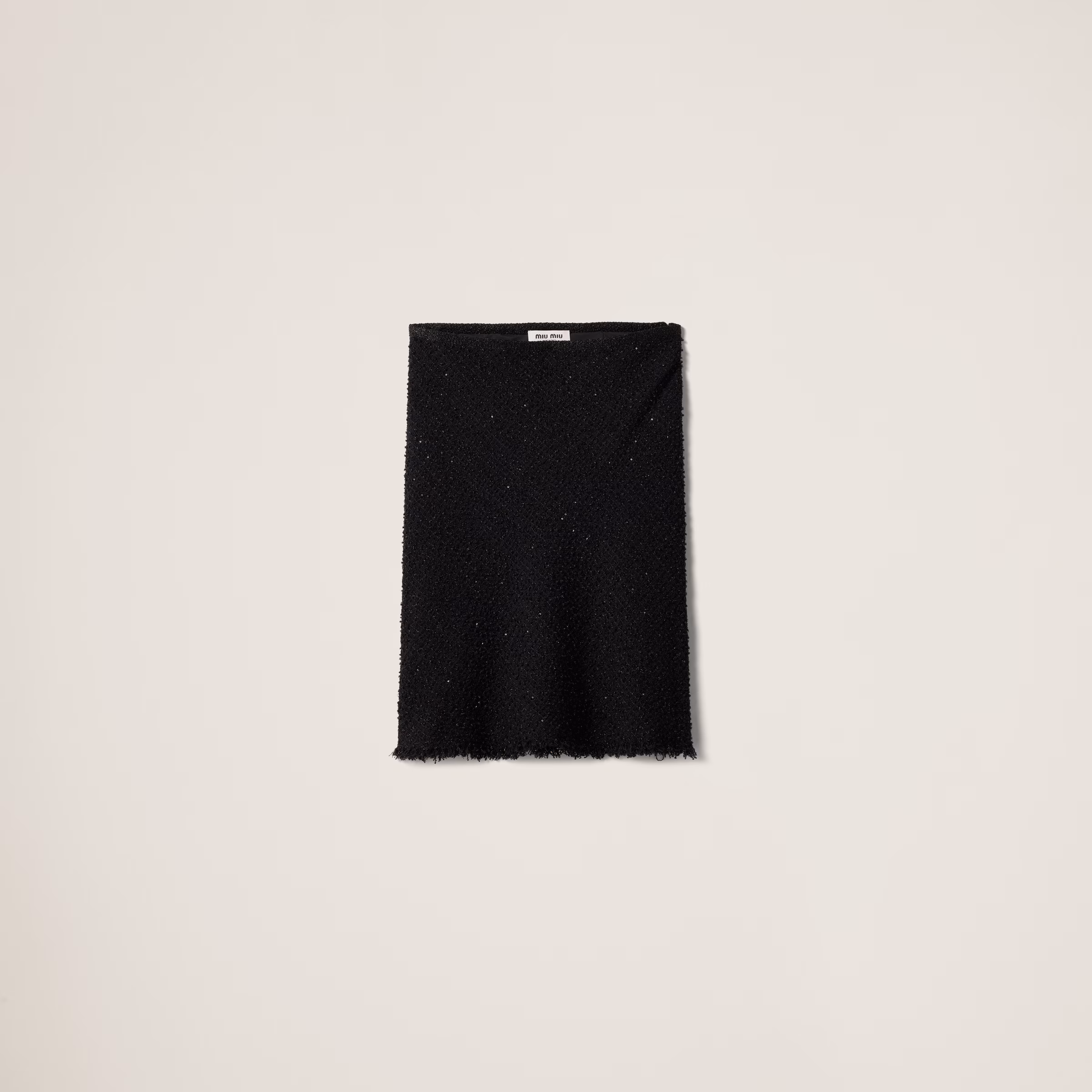 Lamé Bouclé Skirt
