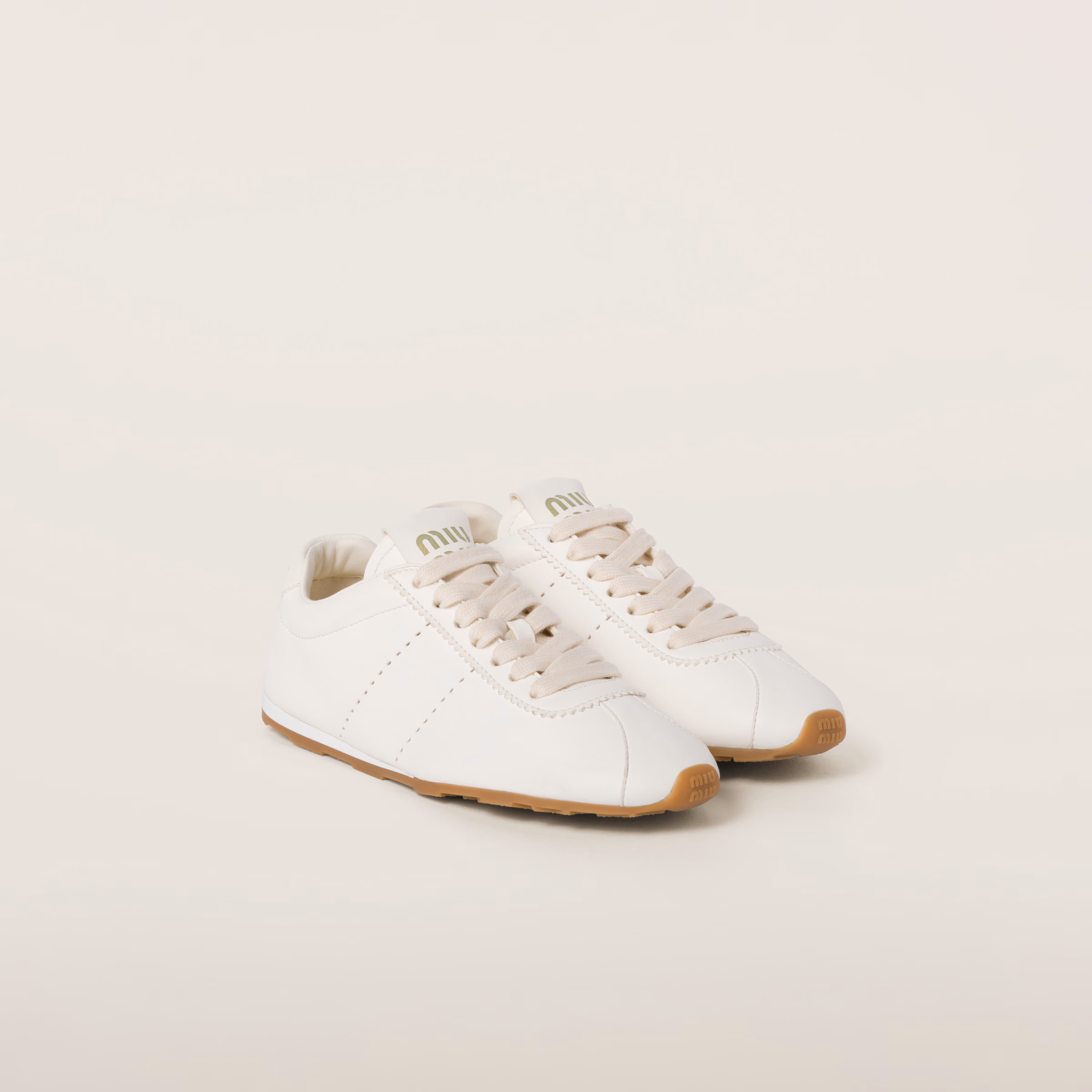 Plume Nappa Leather Sneakers